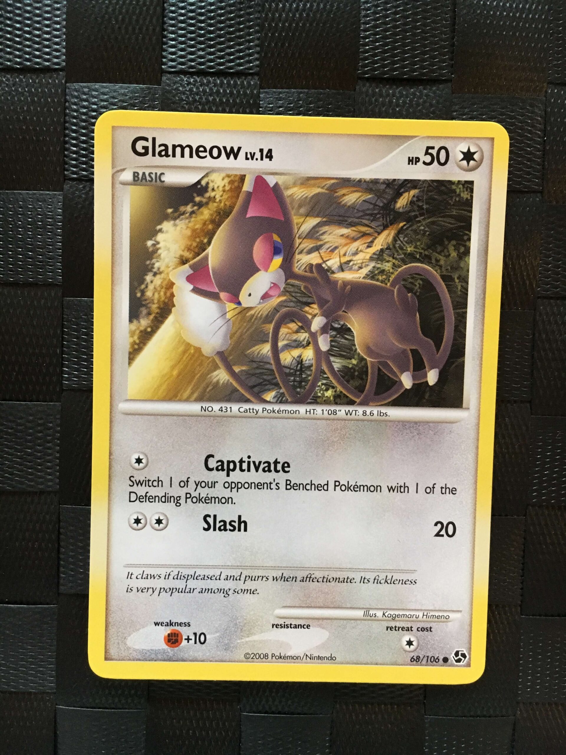 Glameow Common Diamond & Pearl: Great Encounters