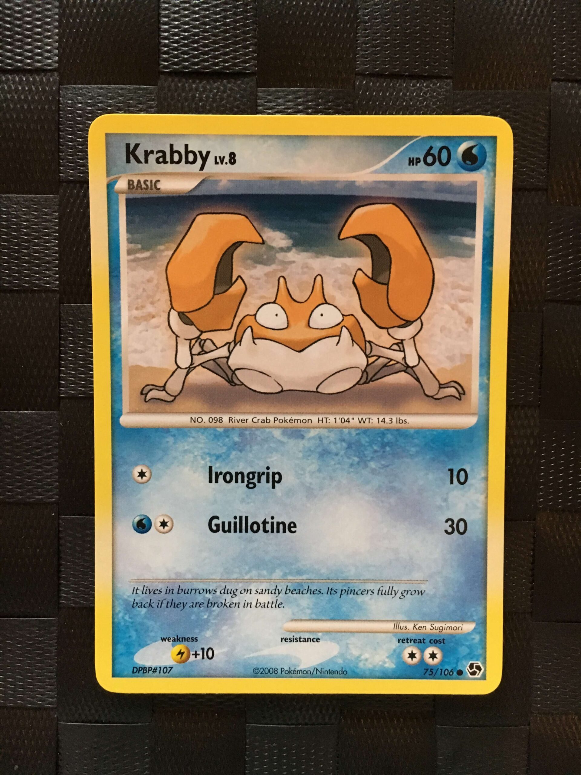 Krabby Common Diamond & Pearl: Great Encounters Krabby Common Diamond & Pearl: Great Encounters