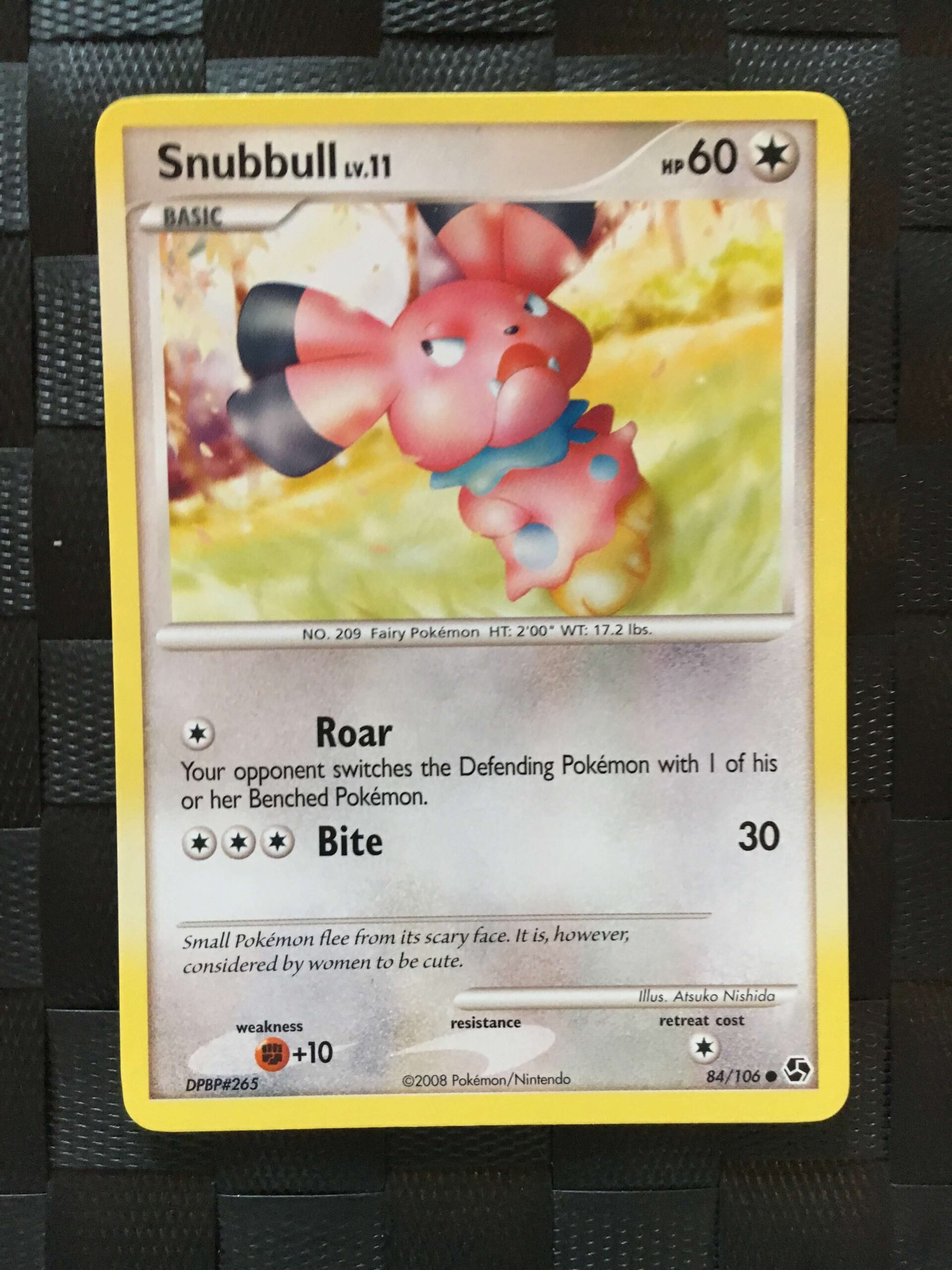 Snubbull Common Diamond & Pearl: Great Encounters