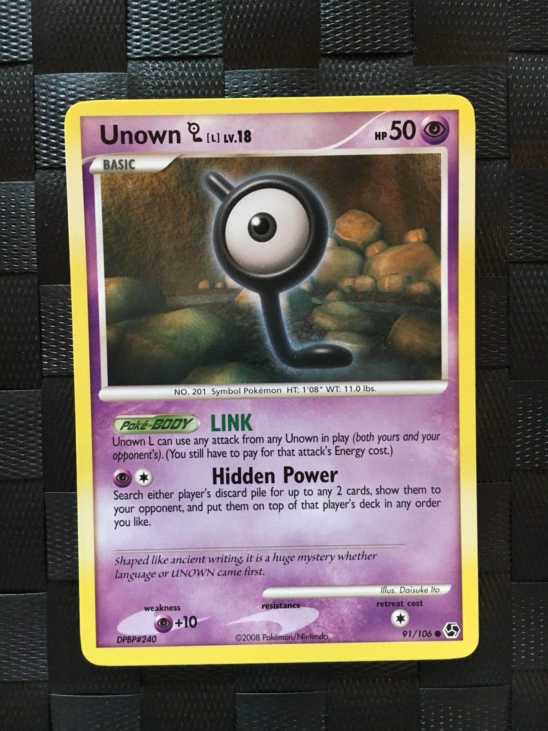 Unown L Common Diamond & Pearl: Great Encounters Unown L Common Diamond & Pearl: Great Encounters