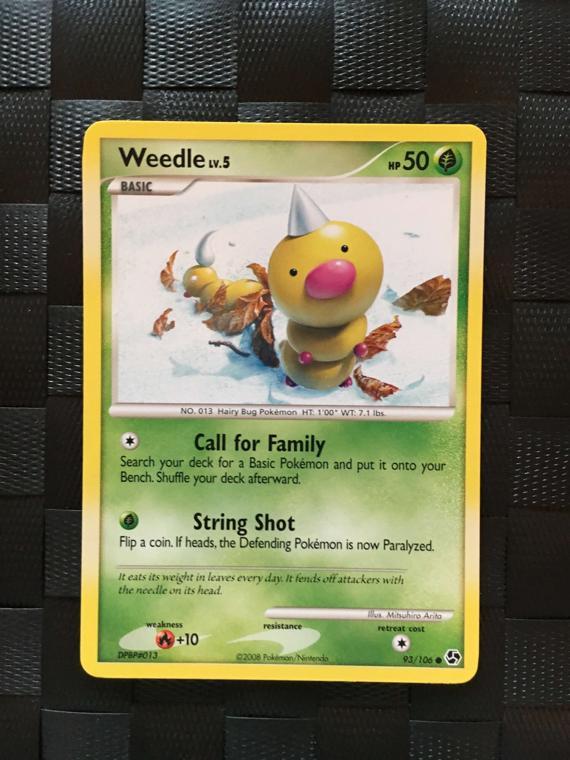 Weedle Common Diamond & Pearl: Great Encounters