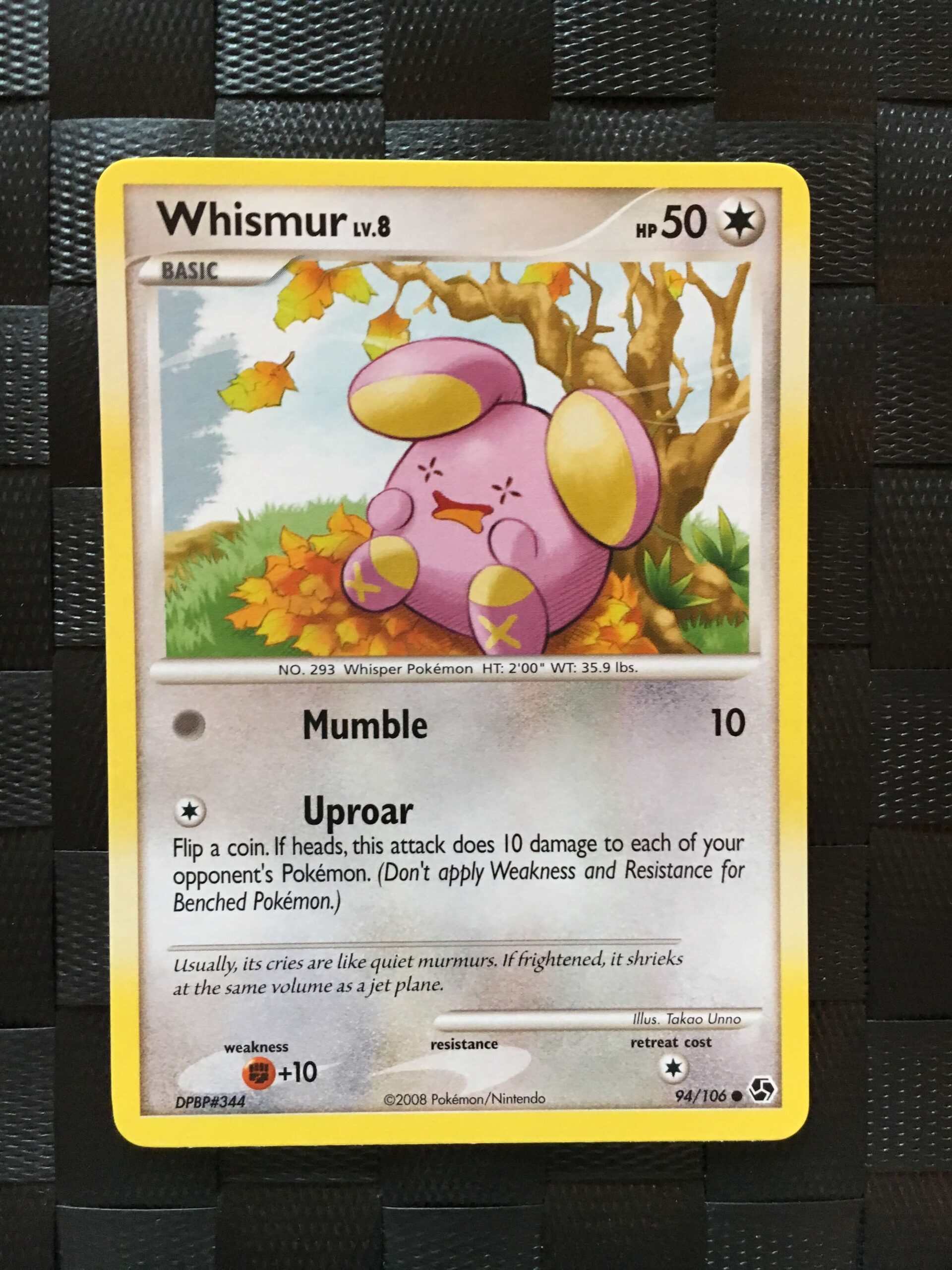 Whismur Common Diamond & Pearl: Great Encounters