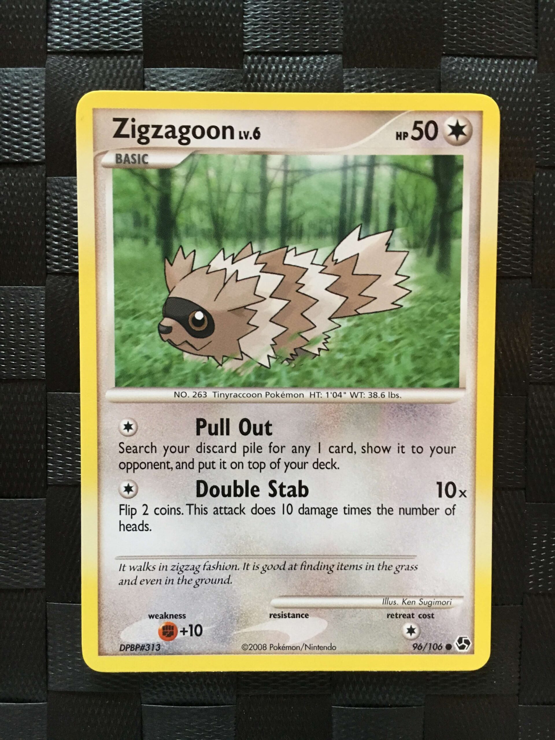 Zigzagoon Common Diamond & Pearl: Great Encounters Zigzagoon Common Diamond & Pearl: Great Encounters
