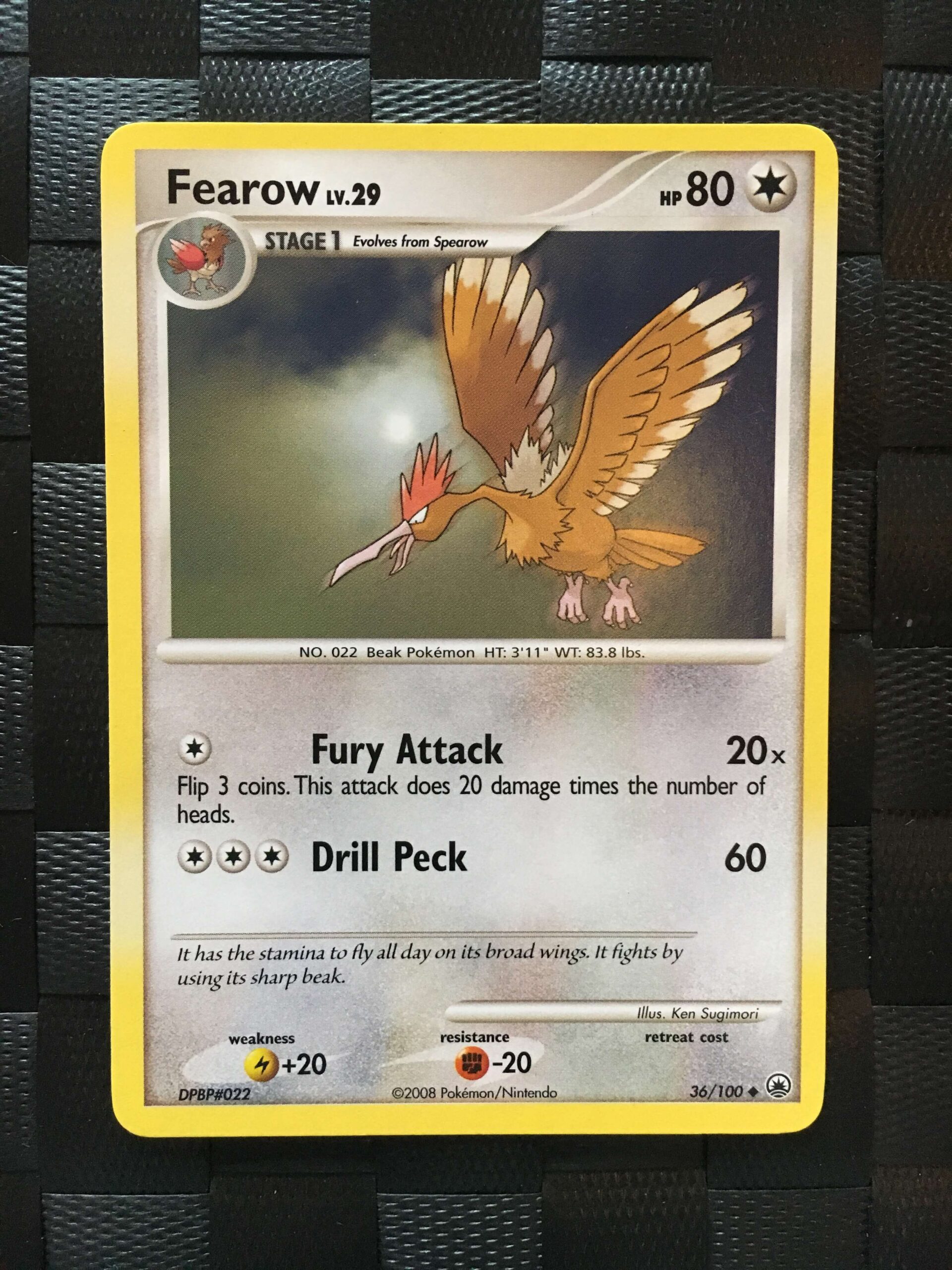 Fearow Uncommon Diamond & Pearl: Majestic Dawn