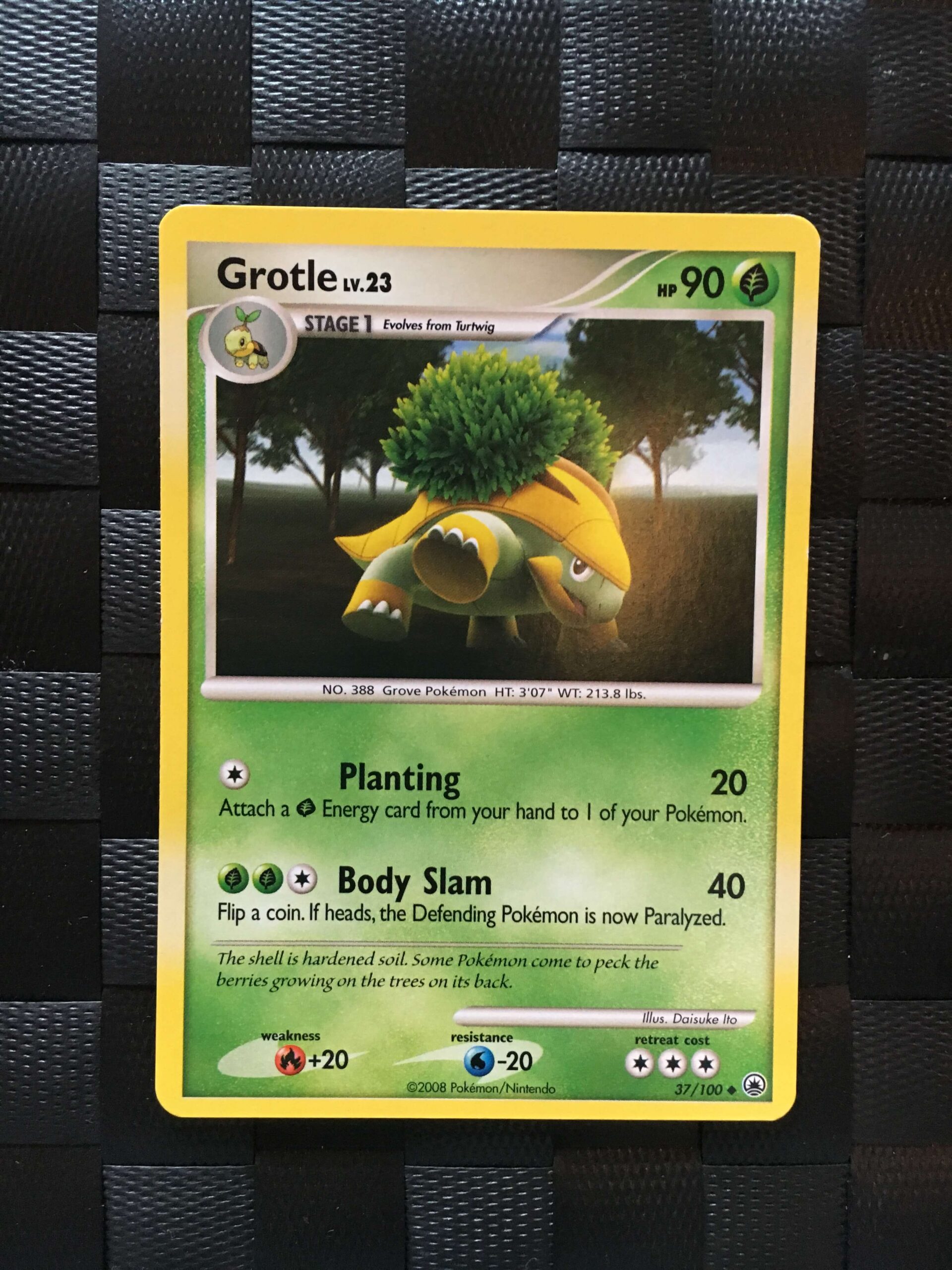 Grotle Uncommon Diamond & Pearl: Majestic Dawn Grotle Uncommon Diamond & Pearl: Majestic Dawn