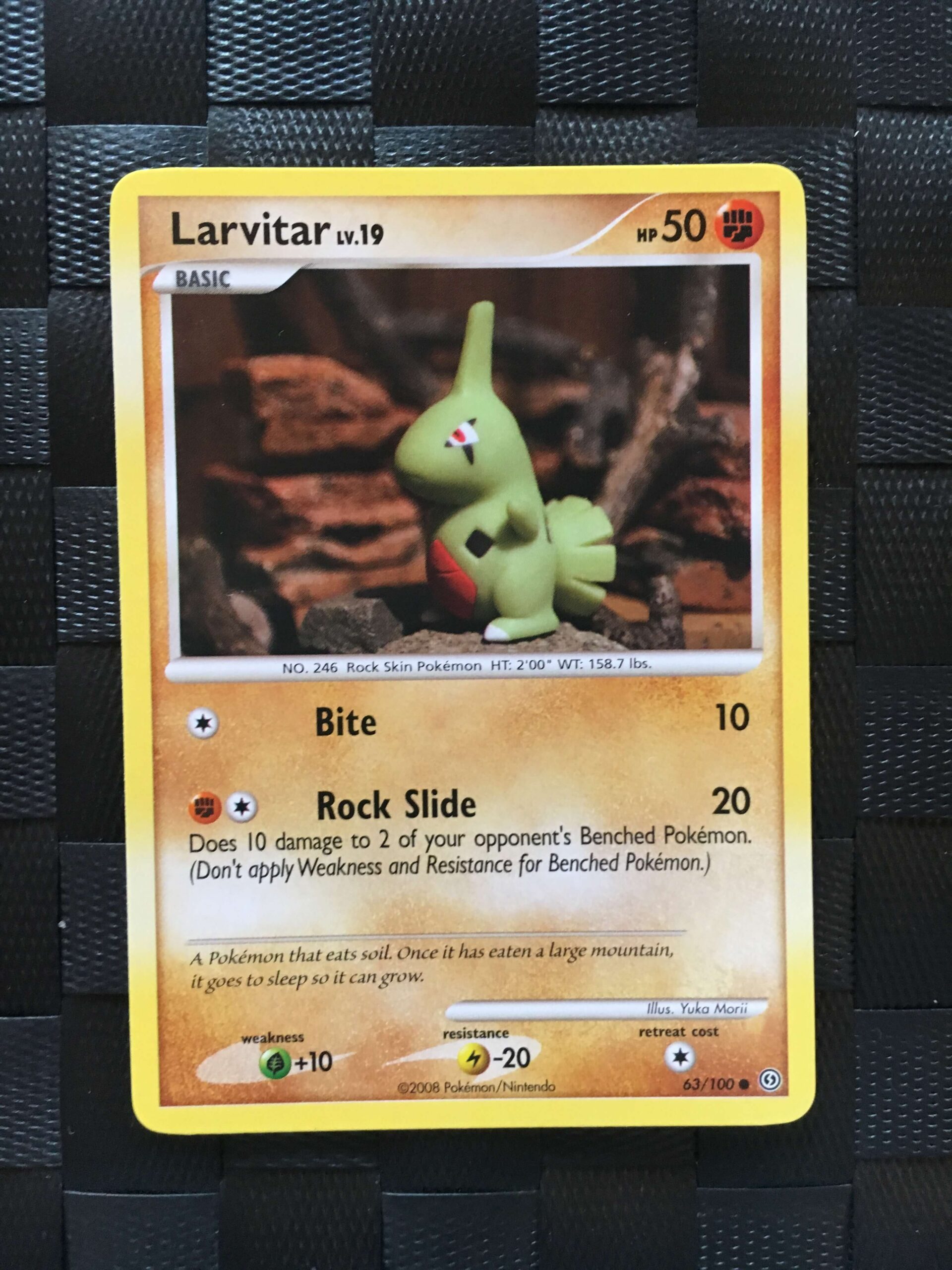 Larvitar Common Diamond & Pearl: Stormfront Larvitar Common Diamond & Pearl: Stormfront