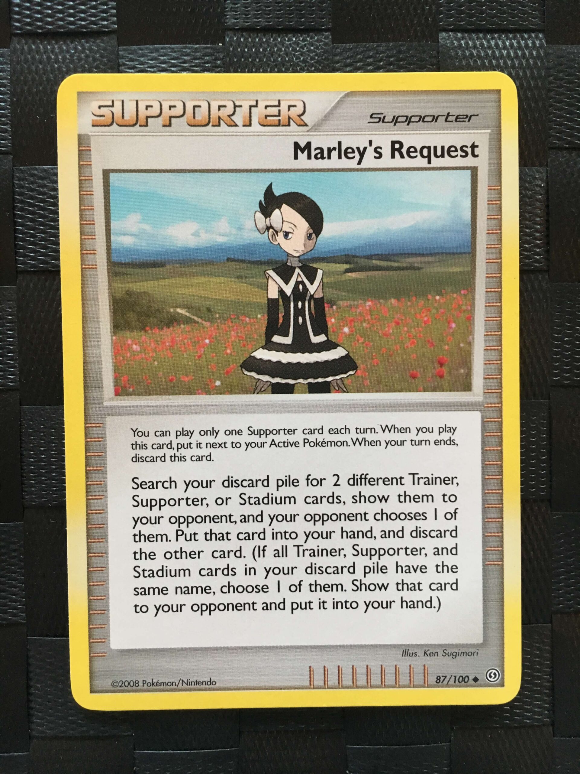 Marley’s Request Uncommon Trainer Diamond & Pearl: Stormfront Marley’s Request Uncommon Trainer Diamond & Pearl: Stormfront