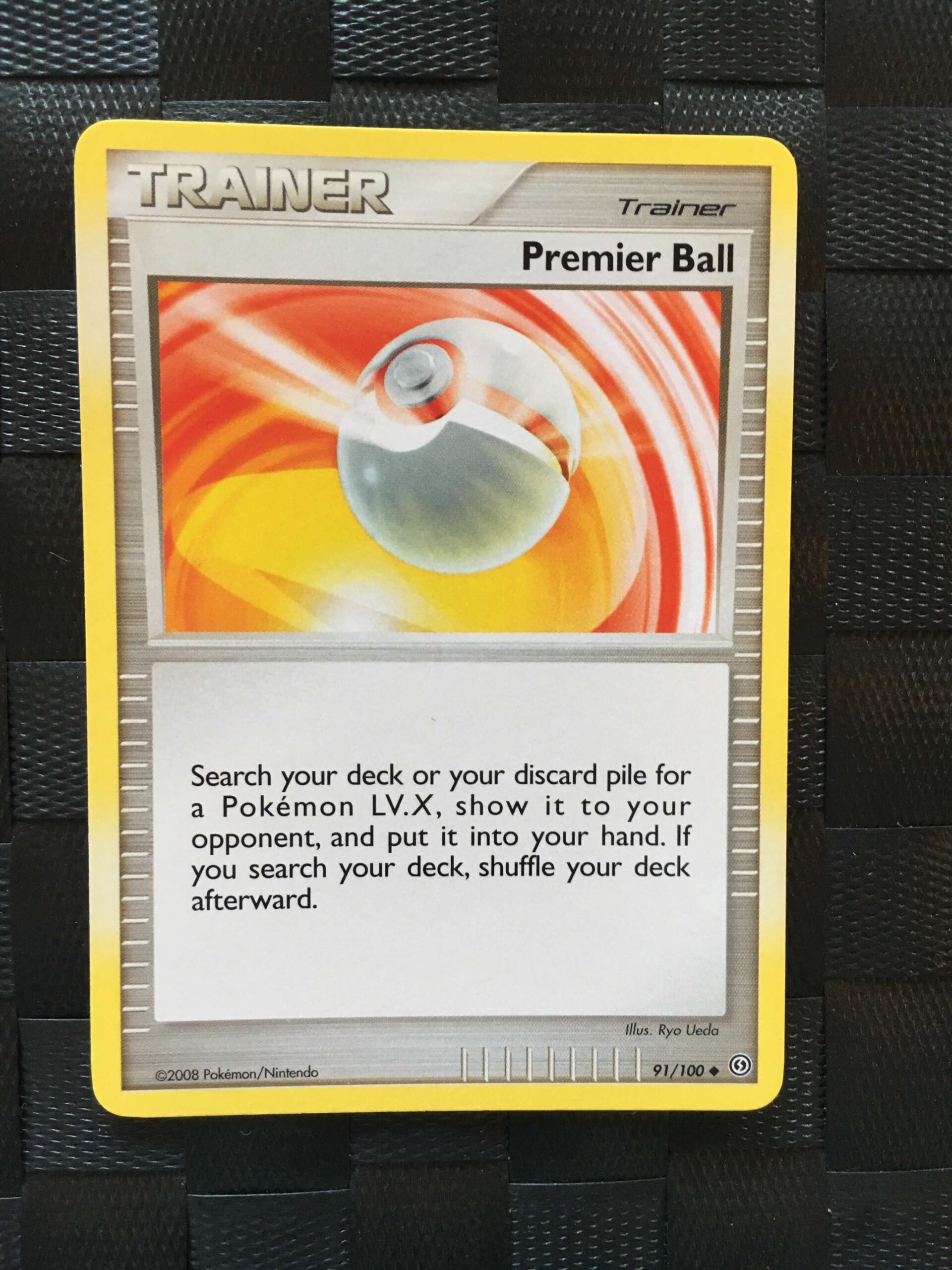 Premier Ball Uncommon Trainer Diamond & Pearl: Stormfront Premier Ball Uncommon Trainer Diamond & Pearl: Stormfront