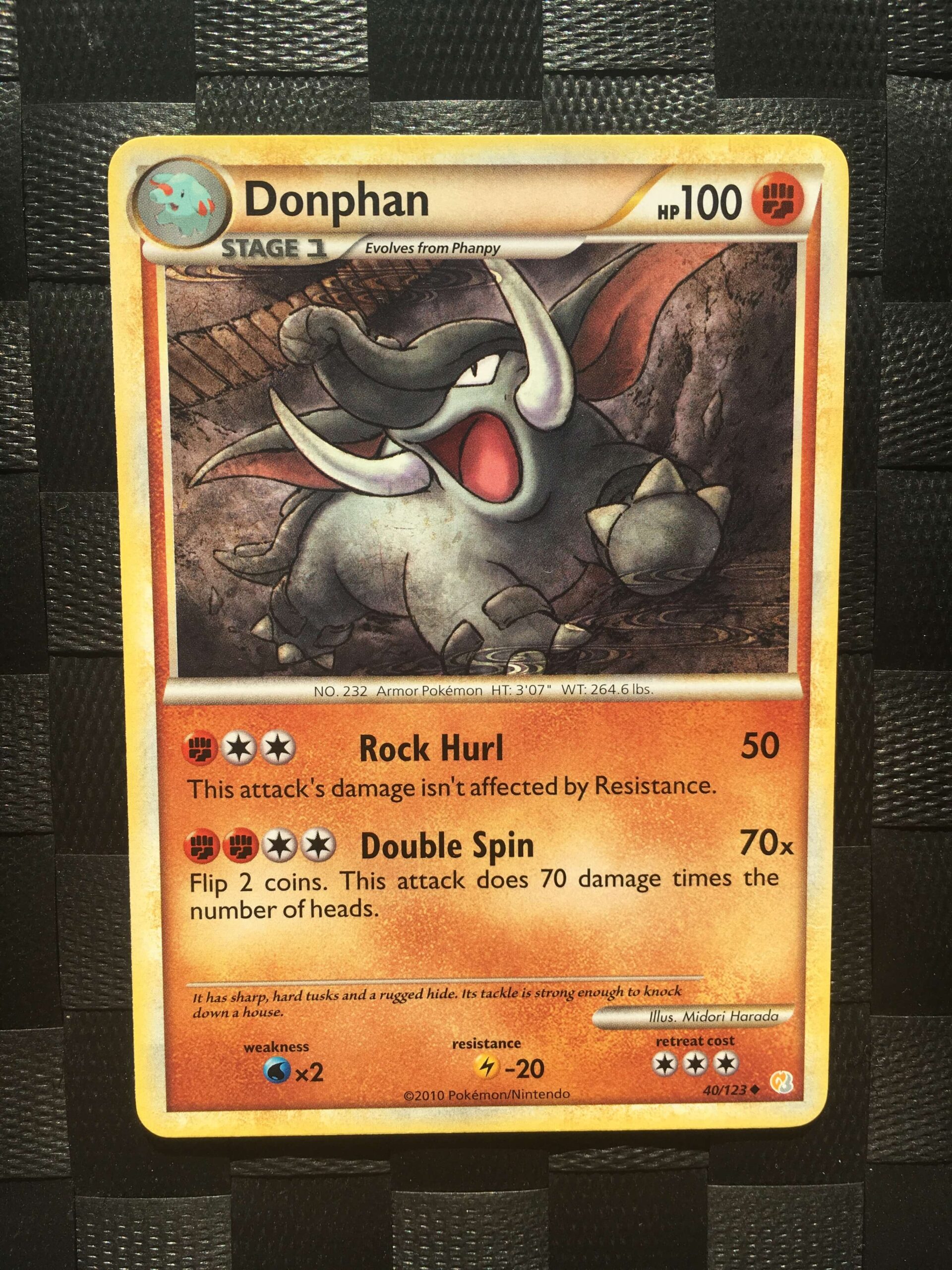 Donphan Uncommon Heart Gold Soul Silver Donphan Uncommon Heart Gold Soul Silver