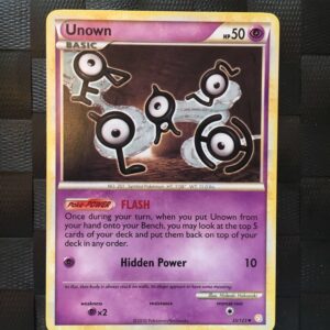 Unown Uncommon Heart Gold Soul Silver 2