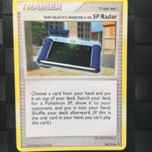 SP Radar Uncommon Trainer Platinum: Rising Rivals