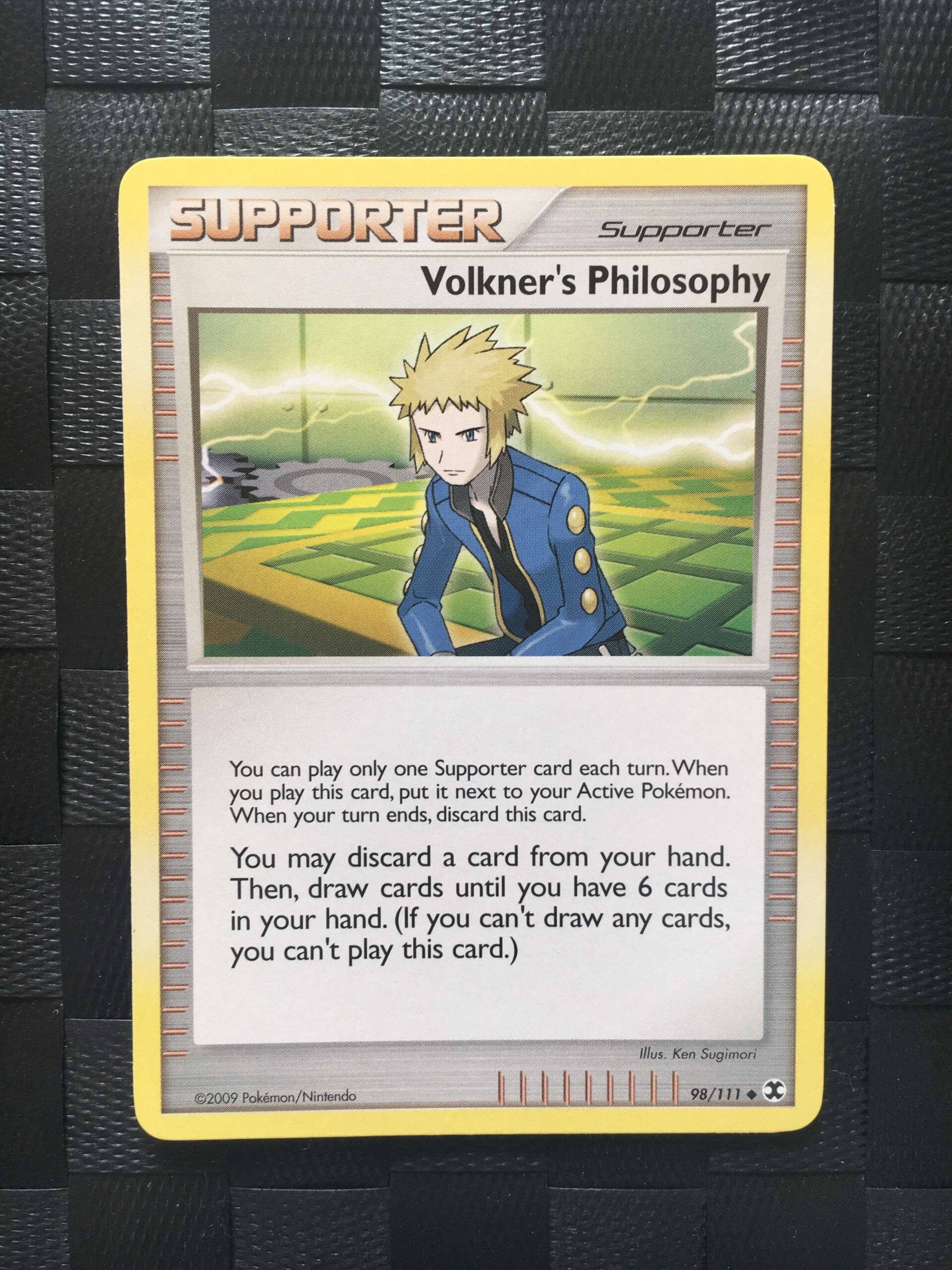Volkner’s Philosophy Uncommon Trainer Platinum: Rising Rivals Volkner’s Philosophy Uncommon Trainer Platinum: Rising Rivals