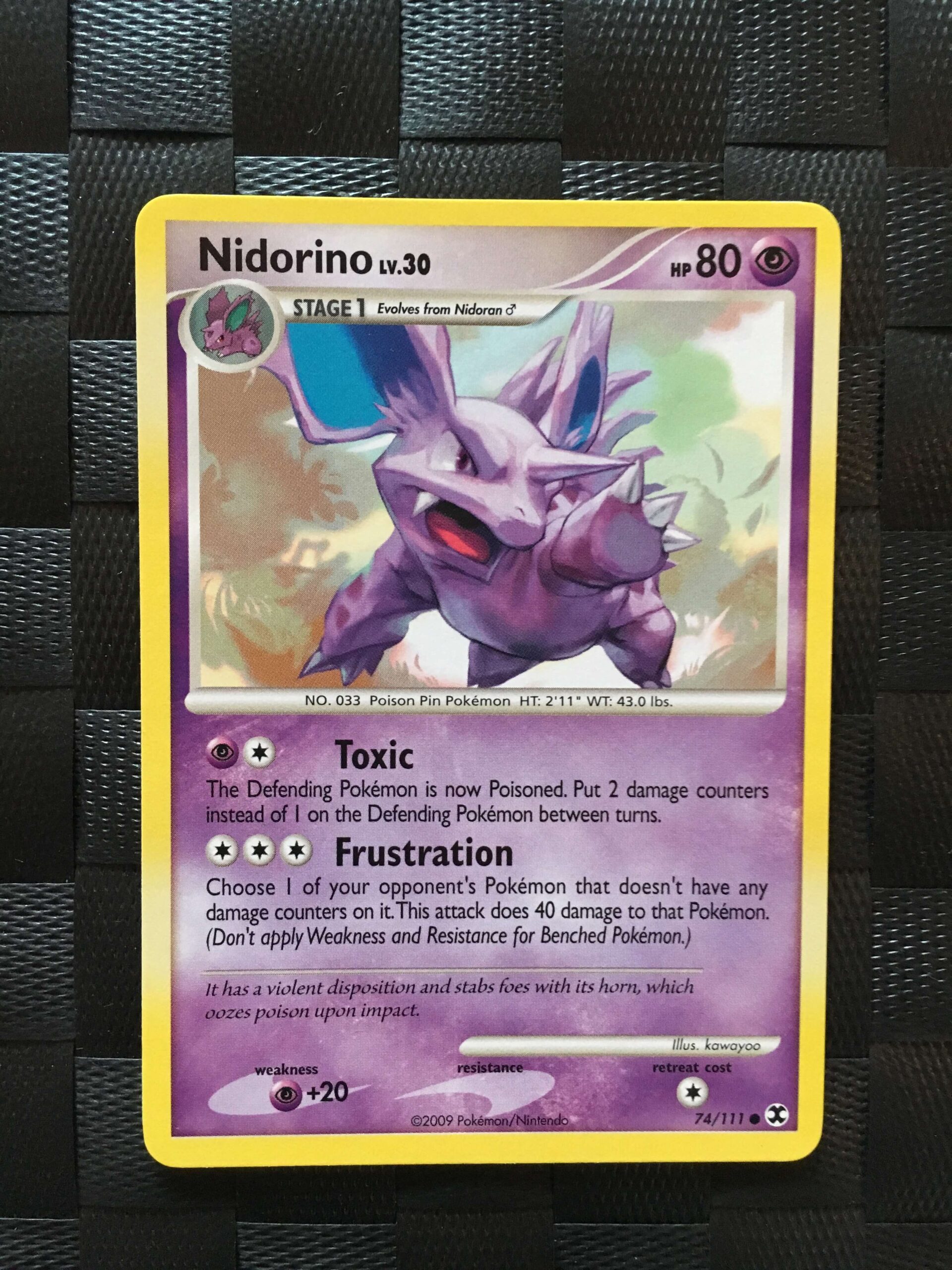 Nidorino Common Platinum: Rising Rivals