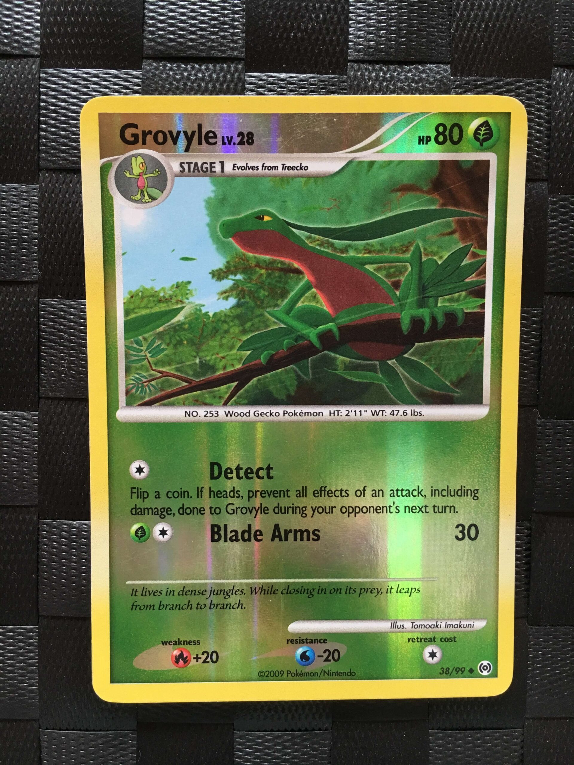 Grovyle Uncommon Reverse Platinum: Arceus 2