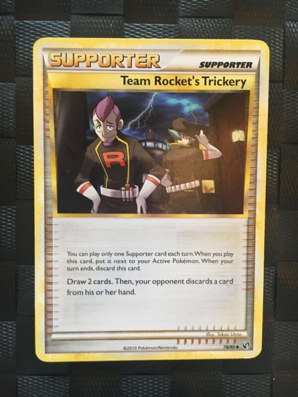 Team Rocket’s Trickery Uncommon Trainer HGSS Undaunted