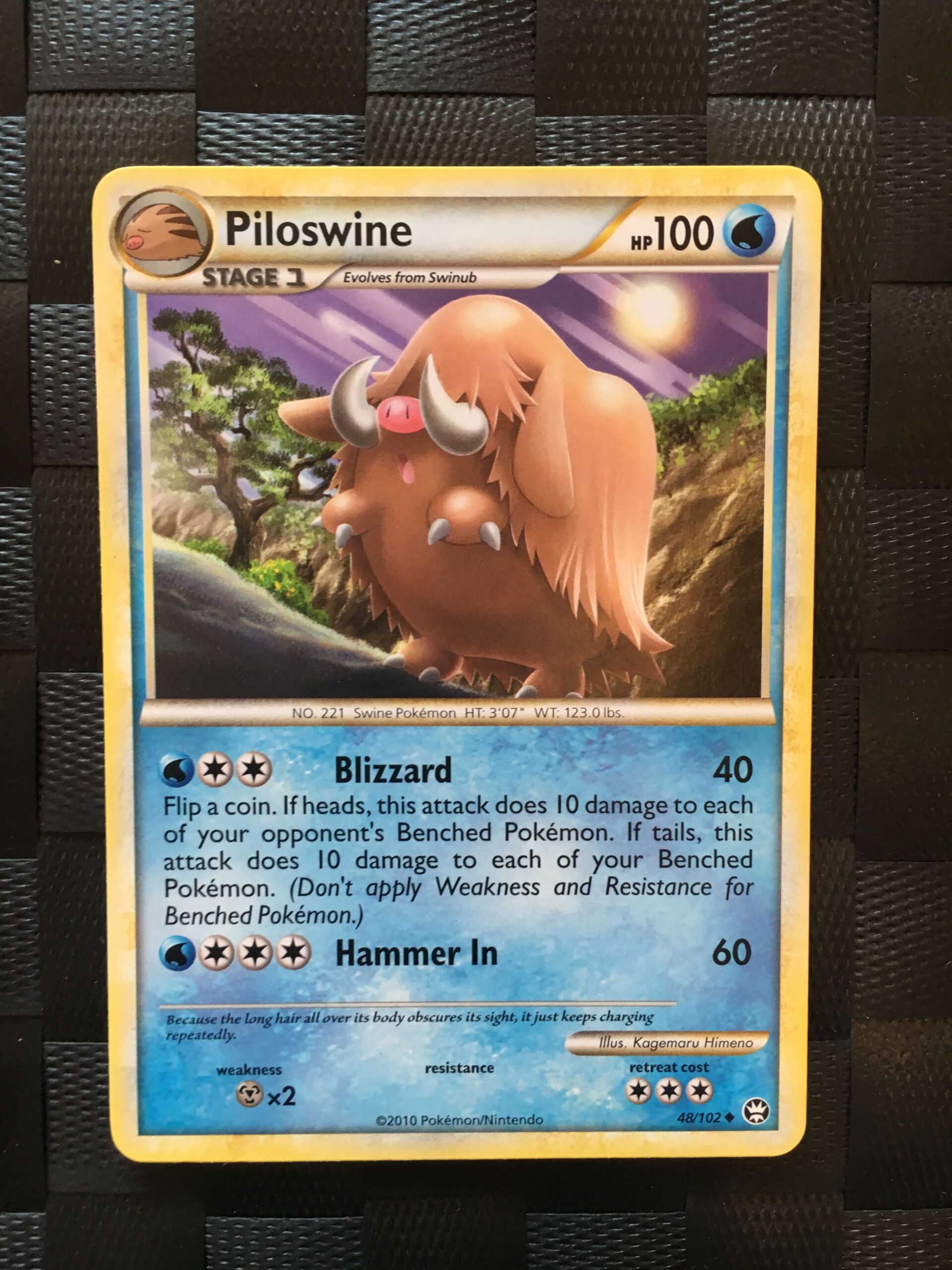Piloswine Uncommon HGSS Triumphant