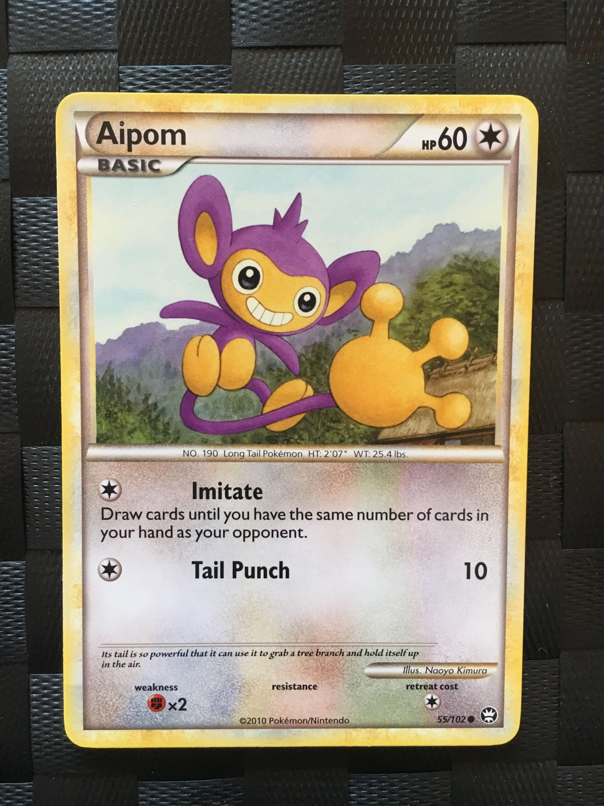 Aipom Common HGSS Triumphant