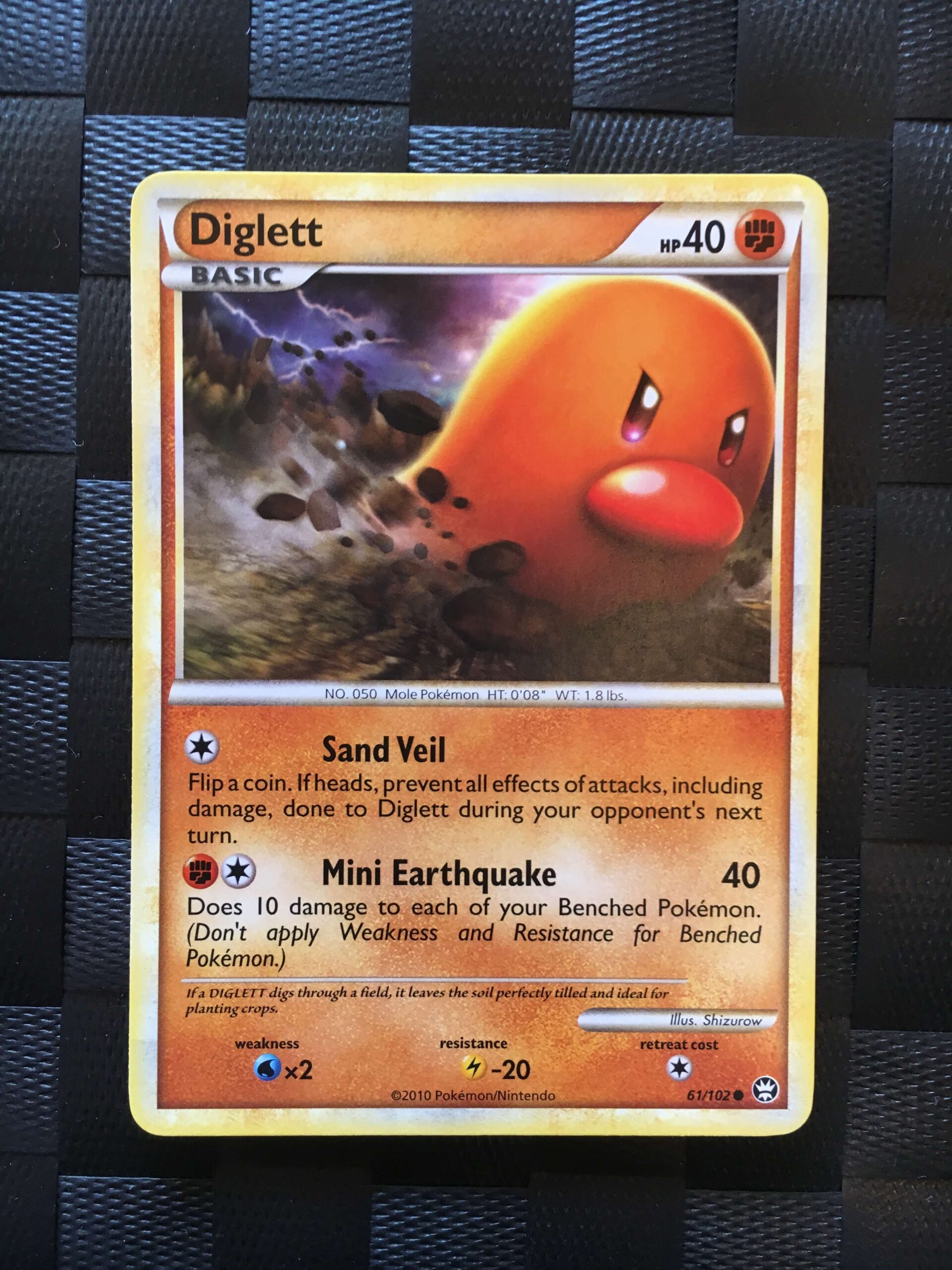 Diglett Common HGSS Triumphant