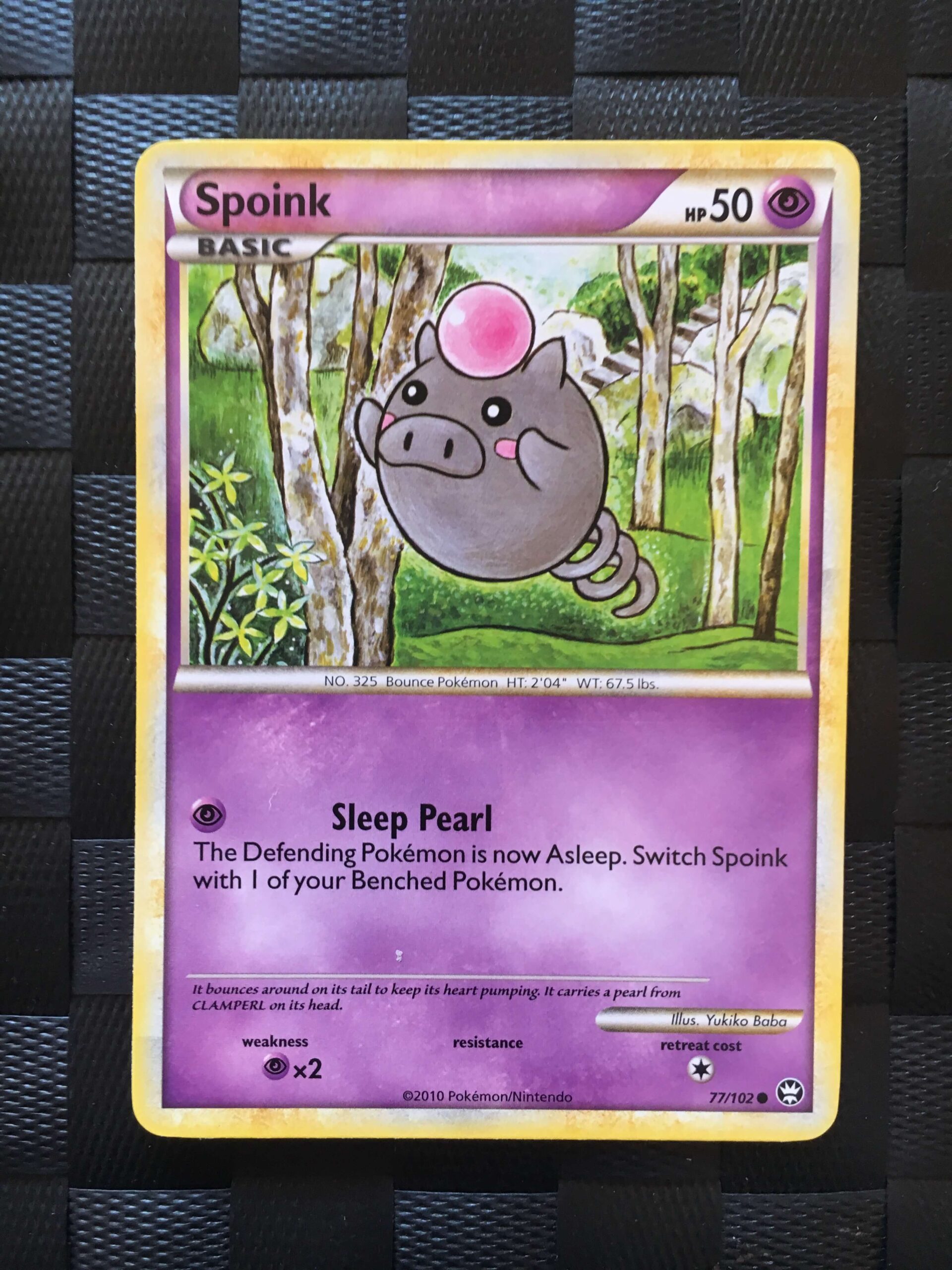 Spoink Common HGSS Triumphant