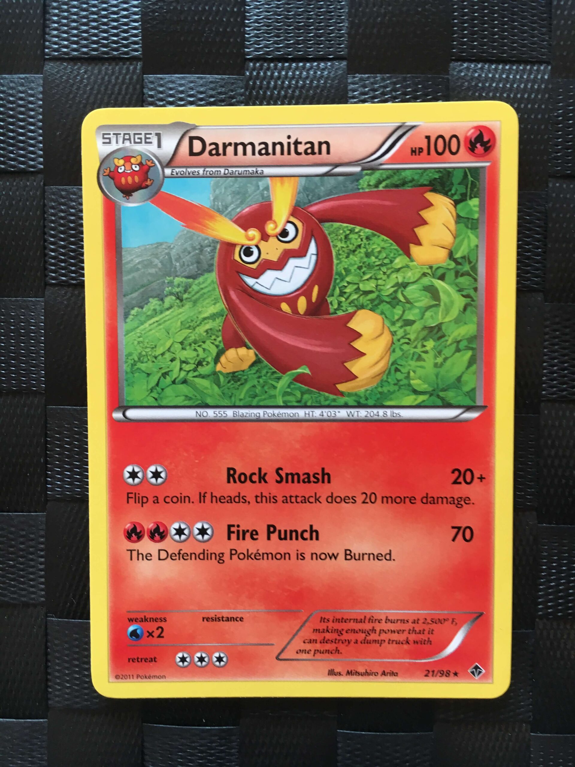 Darmanitan Rare Black & White: Emerging Powers