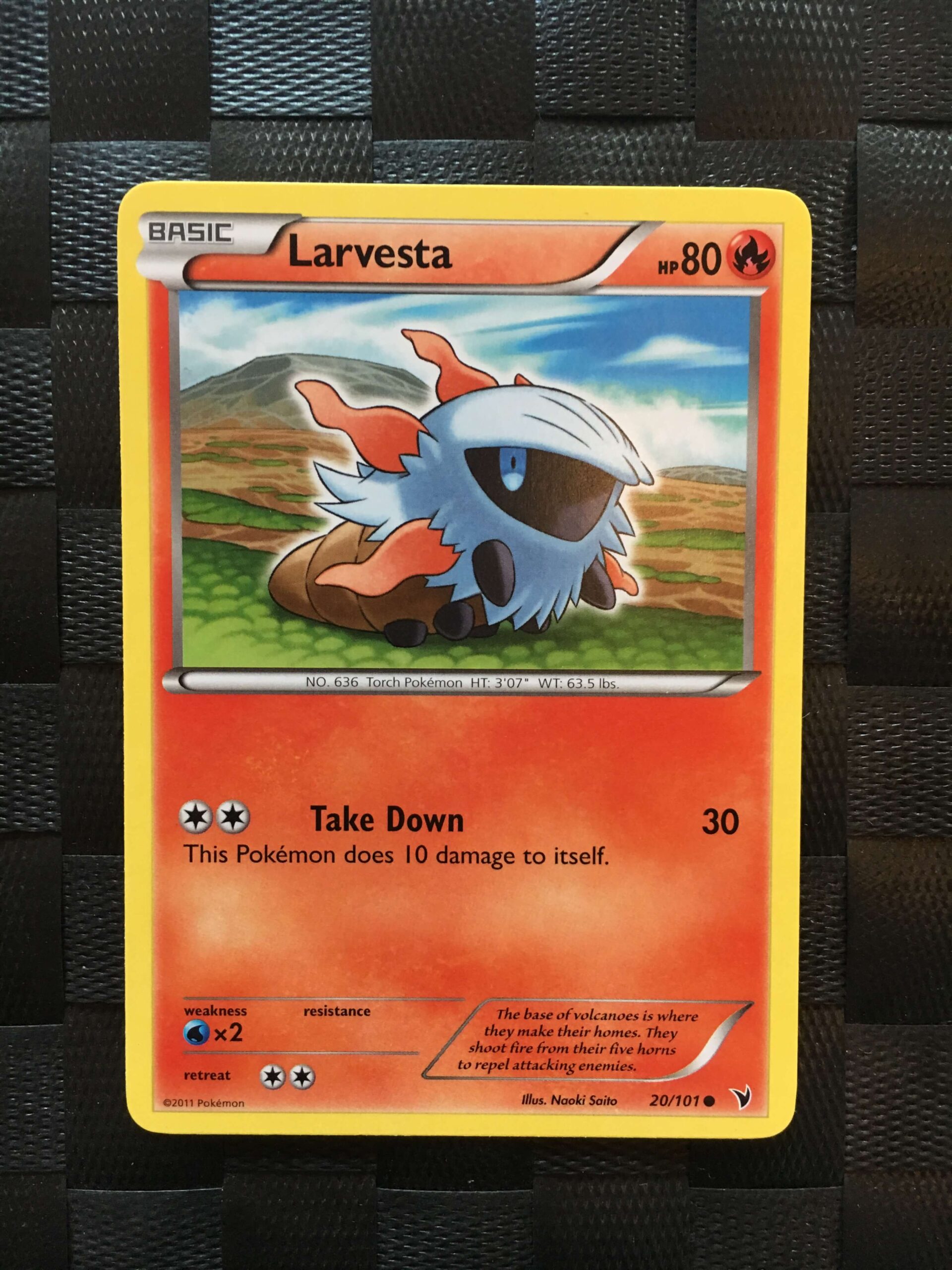 Larvesta Common Black & White: Noble Victories 2 Larvesta Common Black & White: Noble Victories 2
