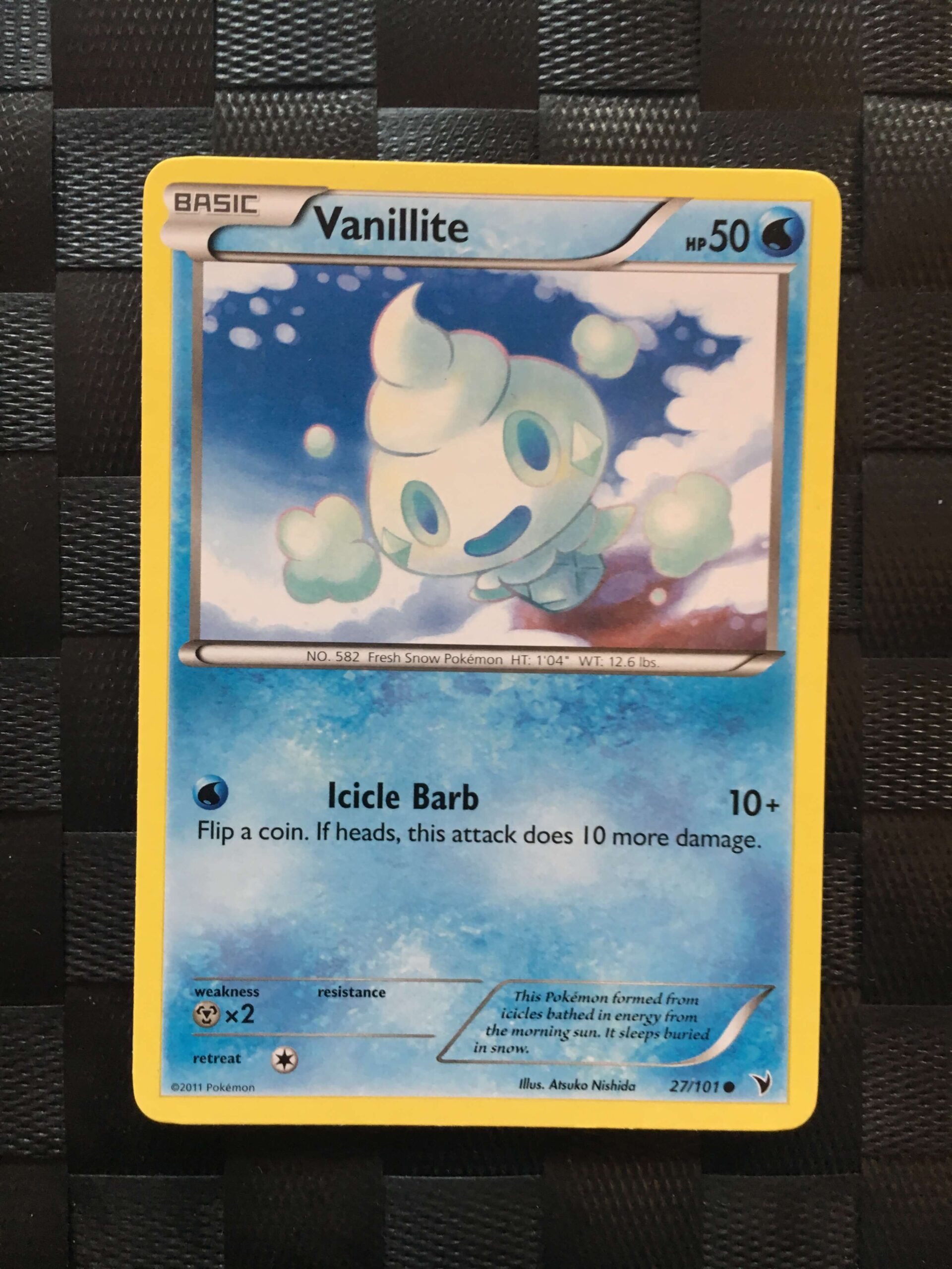 Vanillite Common Black & White: Noble Victories Vanillite Common Black & White: Noble Victories