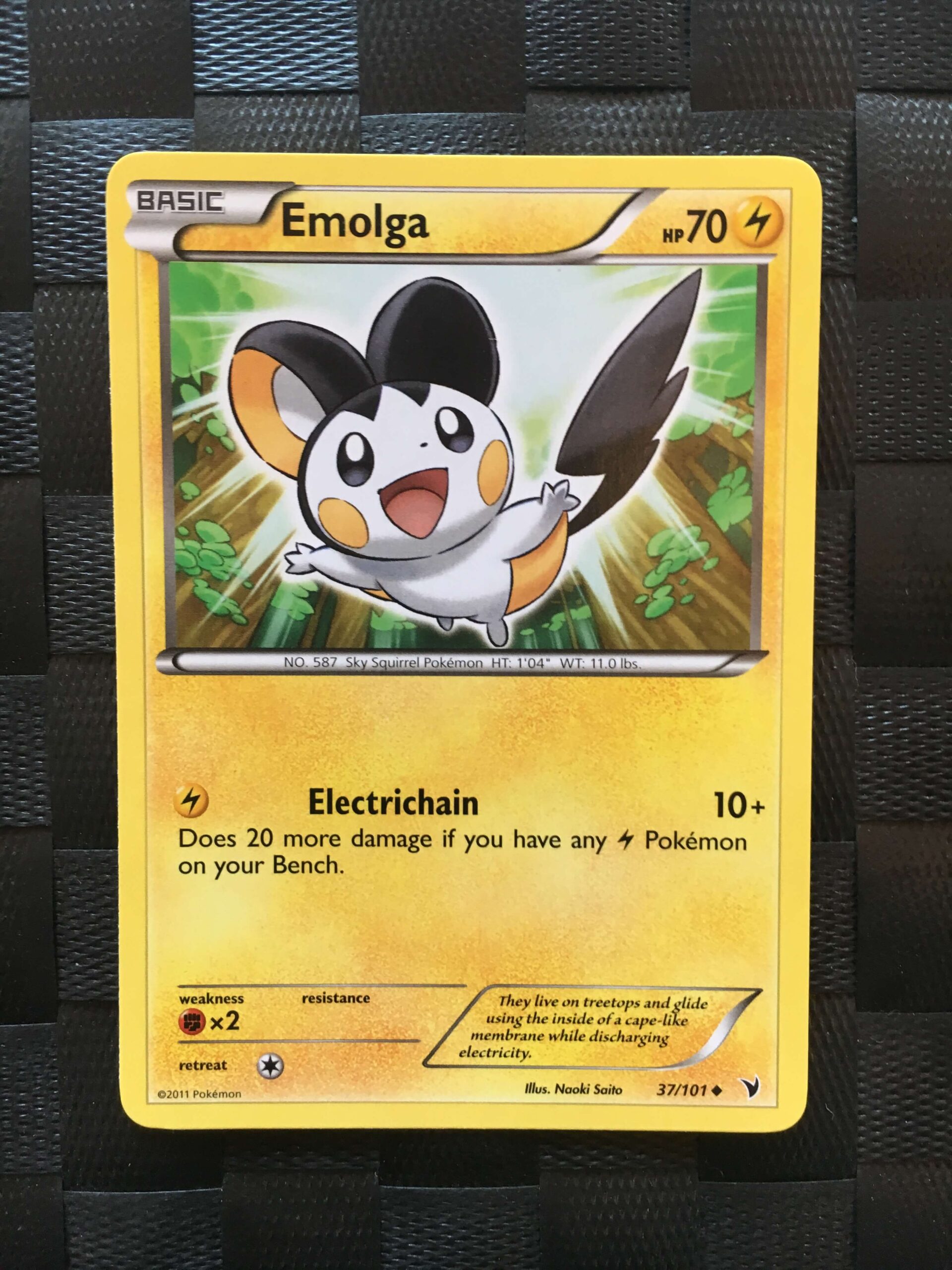 Emolga Uncommon Black & White: Noble Victories Emolga Uncommon Black & White: Noble Victories