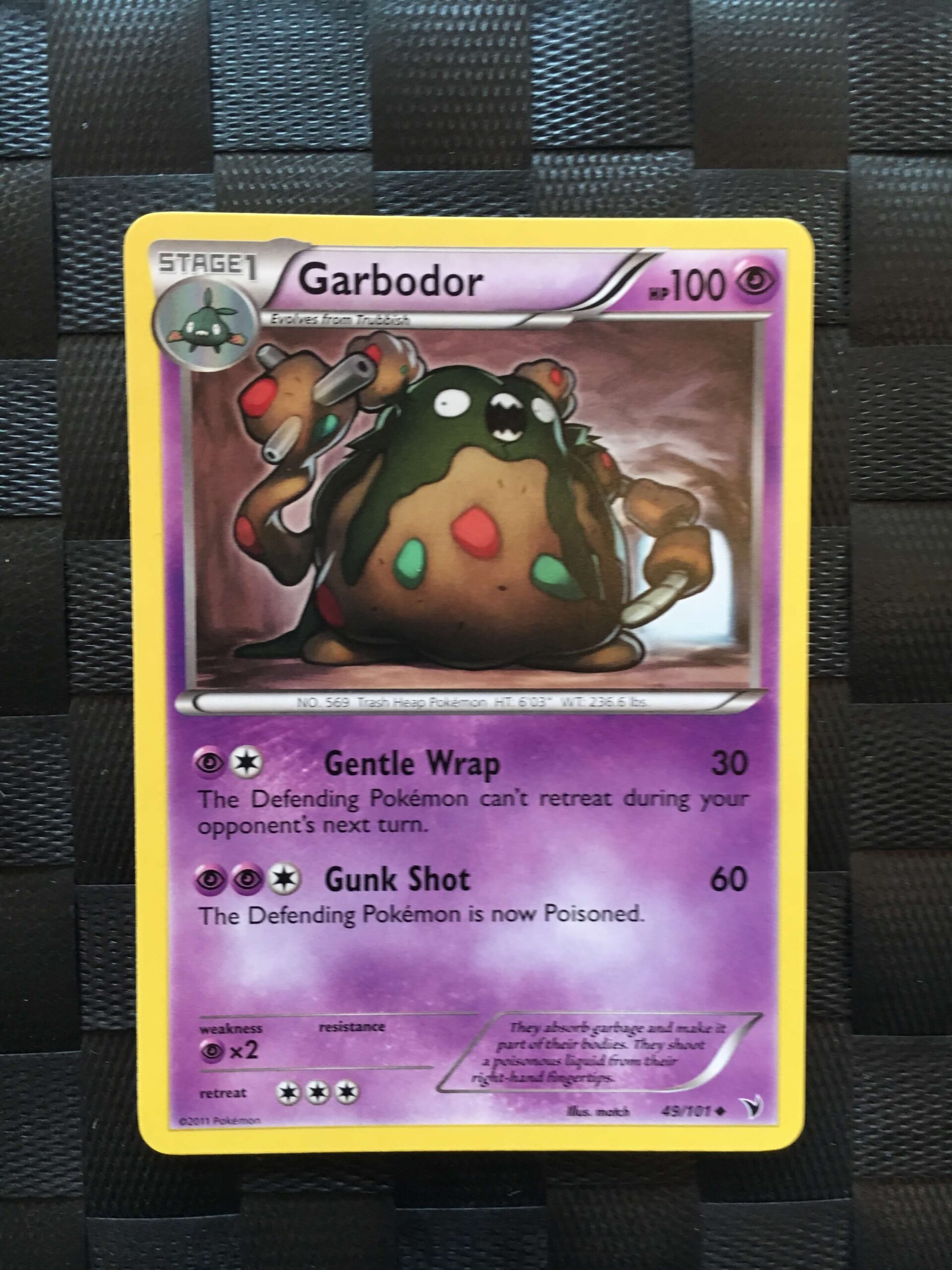 Garbodor Uncommon Black & White: Noble Victories Garbodor Uncommon Black & White: Noble Victories