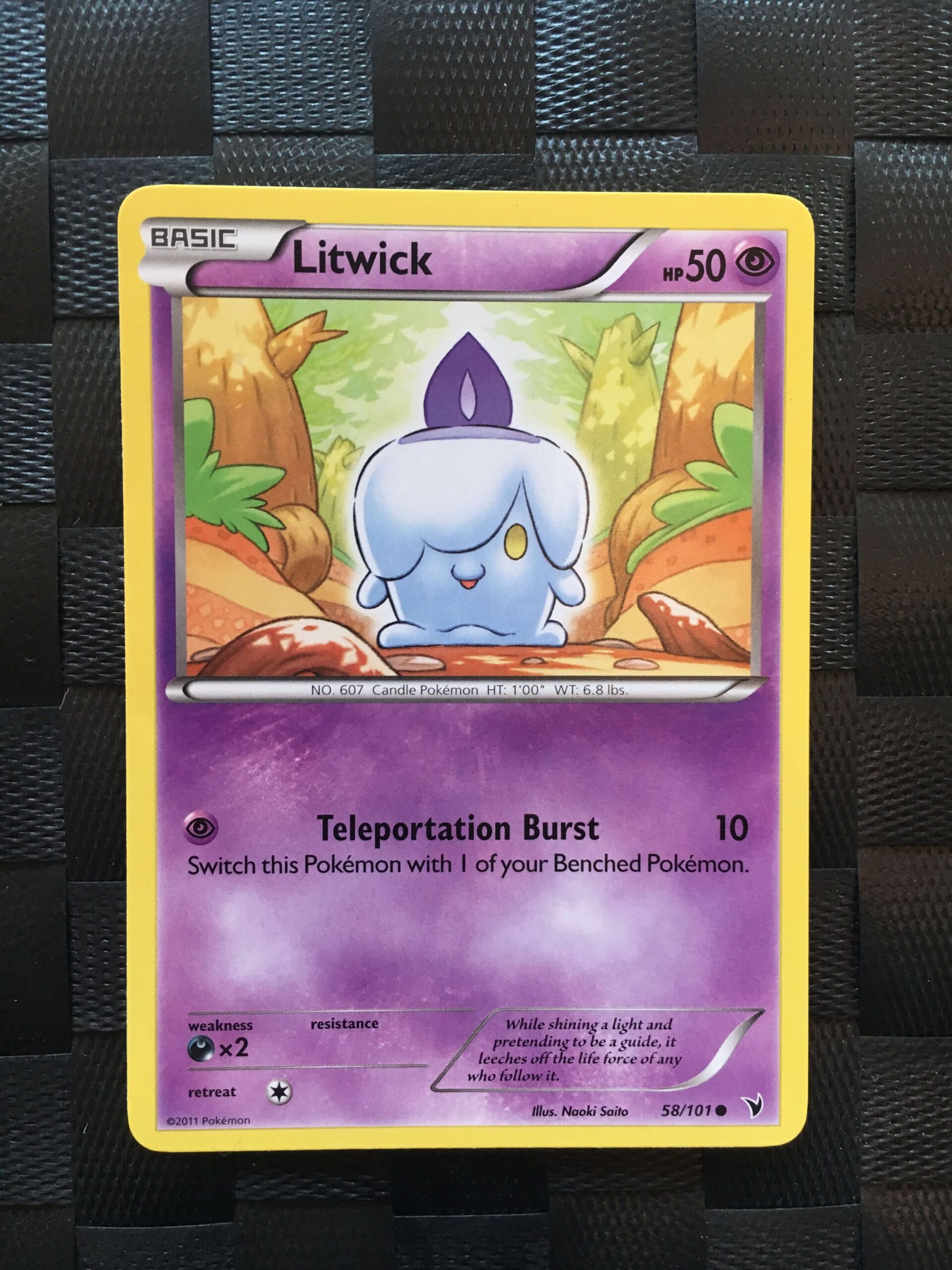 Litwick Common Black & White: Noble Victories 2 Litwick Common Black & White: Noble Victories 2
