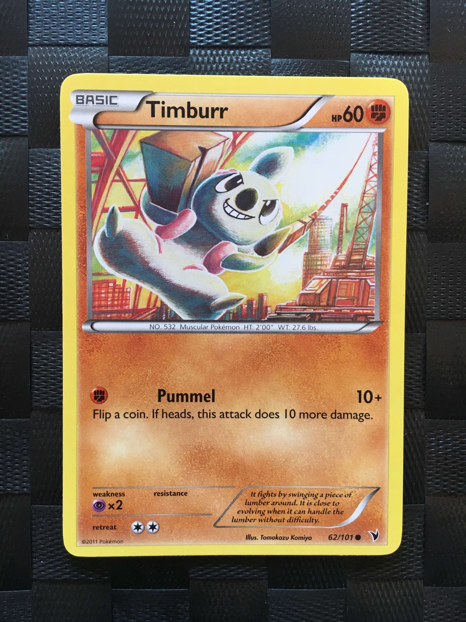 Timburr Common Black & White: Noble Victories Timburr Common Black & White: Noble Victories