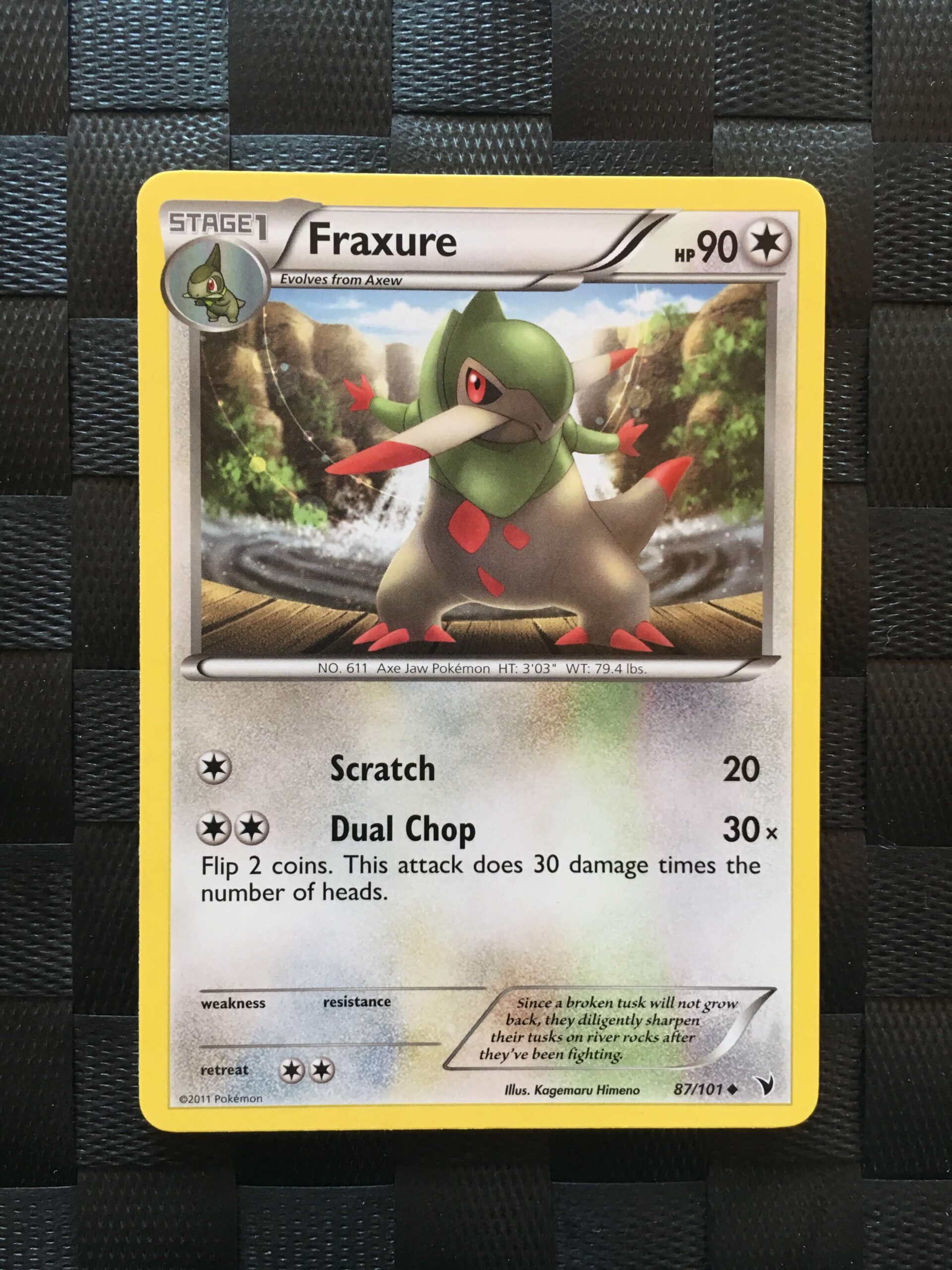 Fraxure Uncommon Black & White: Noble Victories Fraxure Uncommon Black & White: Noble Victories