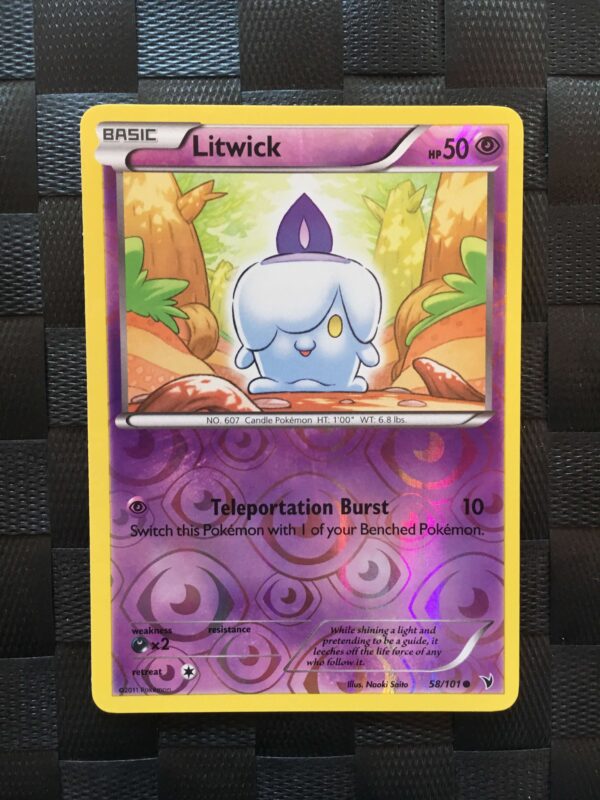 Litwick Common Reverse Black & White: Noble Victories