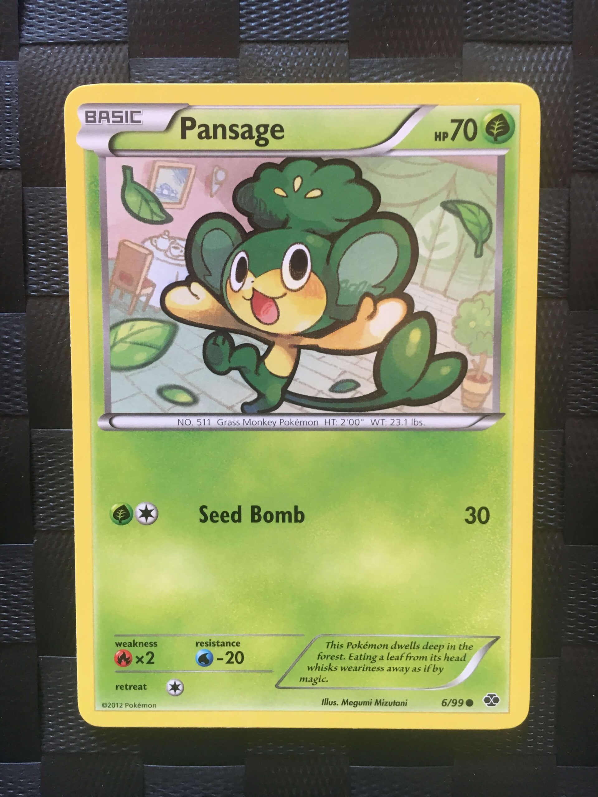 Pansage Common Black & White: Next Destinies Pansage Common Black & White: Next Destinies