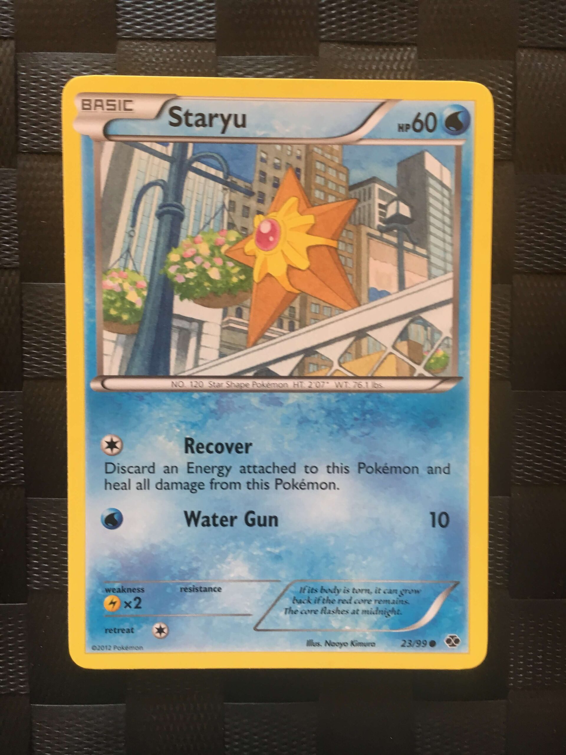 Staryu Common Black & White: Next Destinies Staryu Common Black & White: Next Destinies