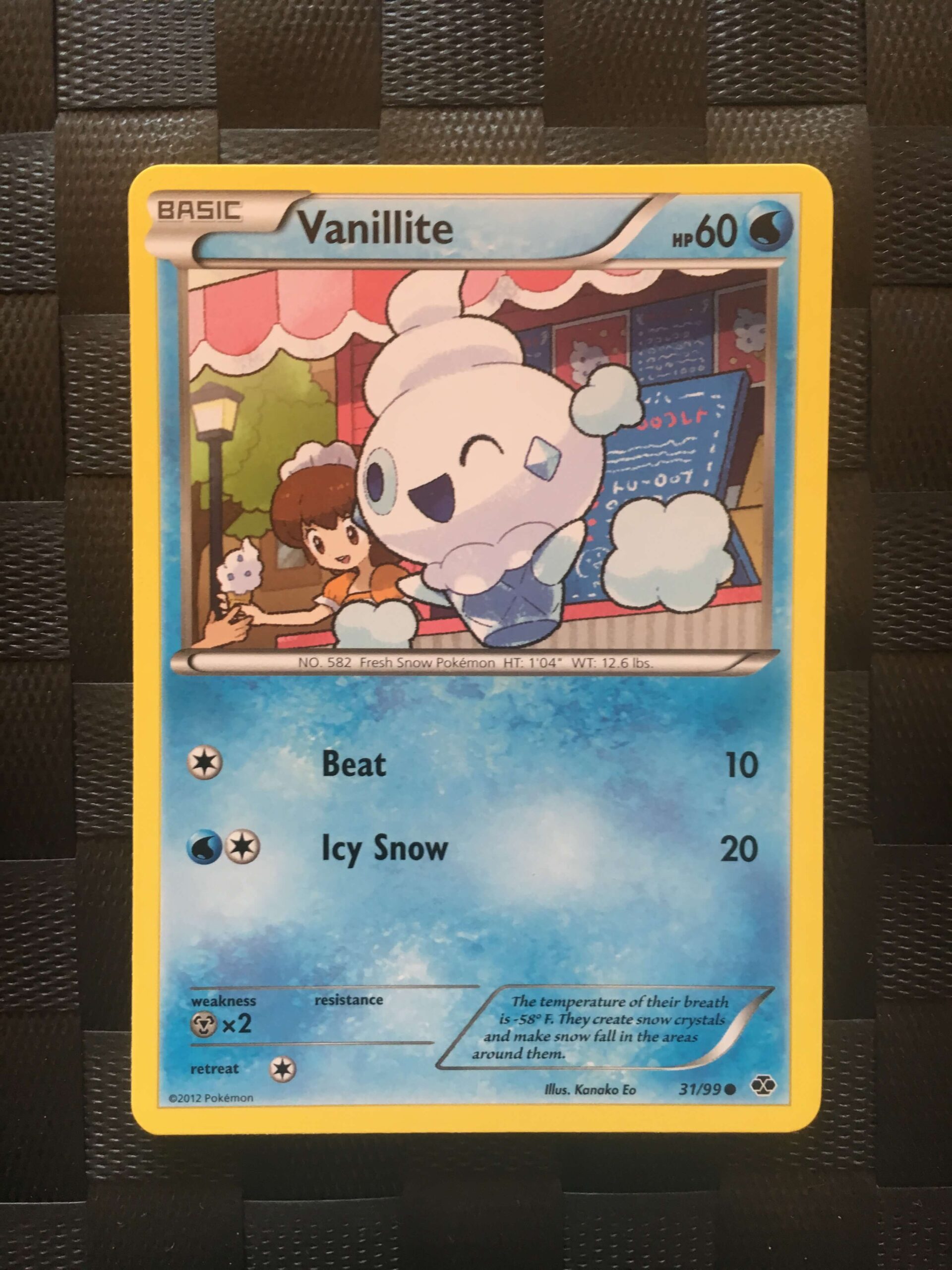 Vanillite Common Black & White: Next Destinies Vanillite Common Black & White: Next Destinies