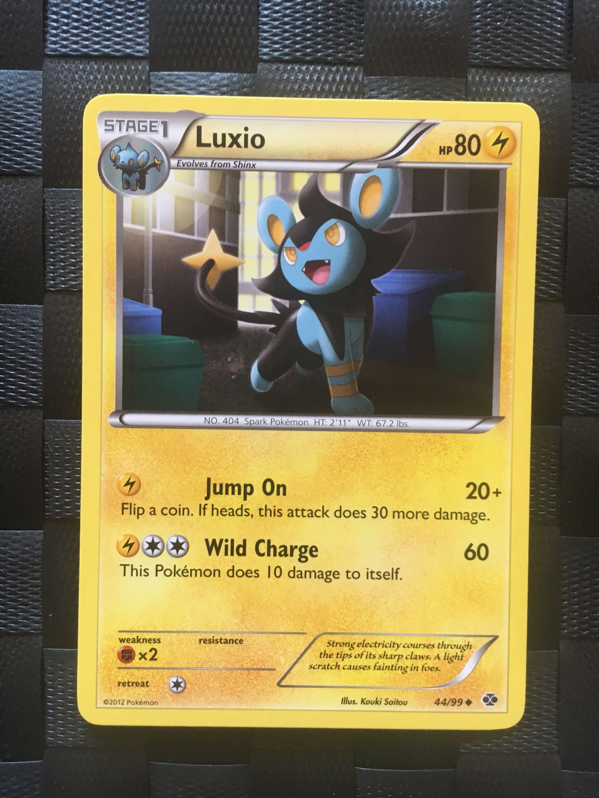 Luxio Uncommon Black & White: Next Destinies Luxio Uncommon Black & White: Next Destinies