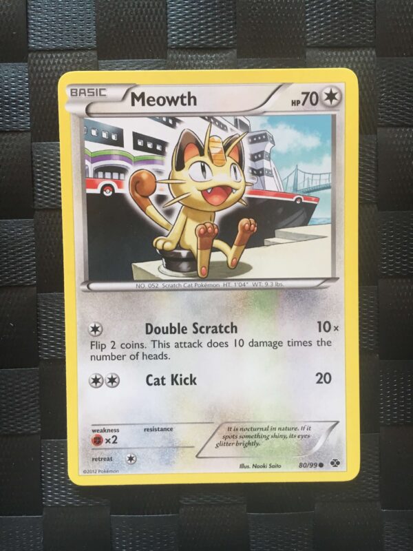 Meowth Common Black & White: Next Destinies