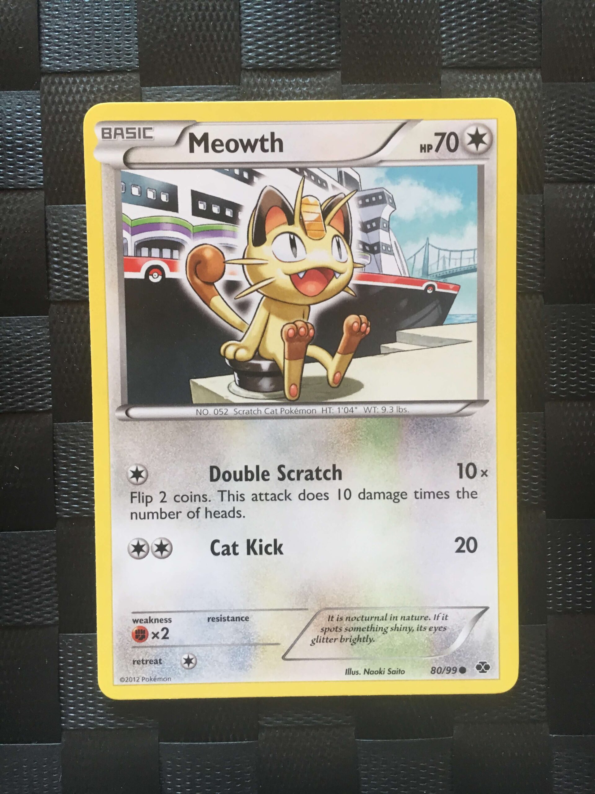 Meowth Common Black & White: Next Destinies