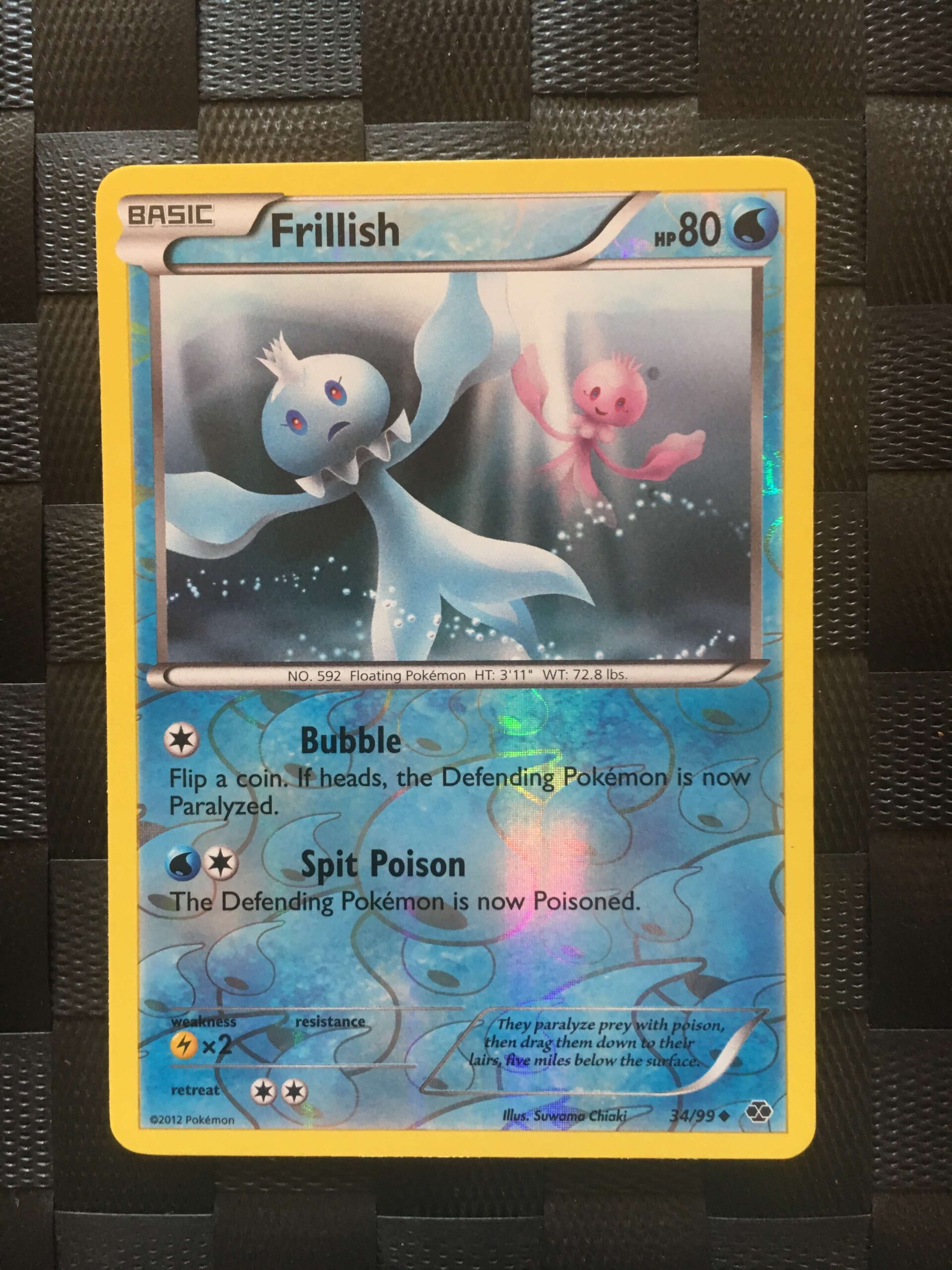 Frillish Uncommon Reverse Black & White: Next Destinies Frillish Uncommon Reverse Black & White: Next Destinies