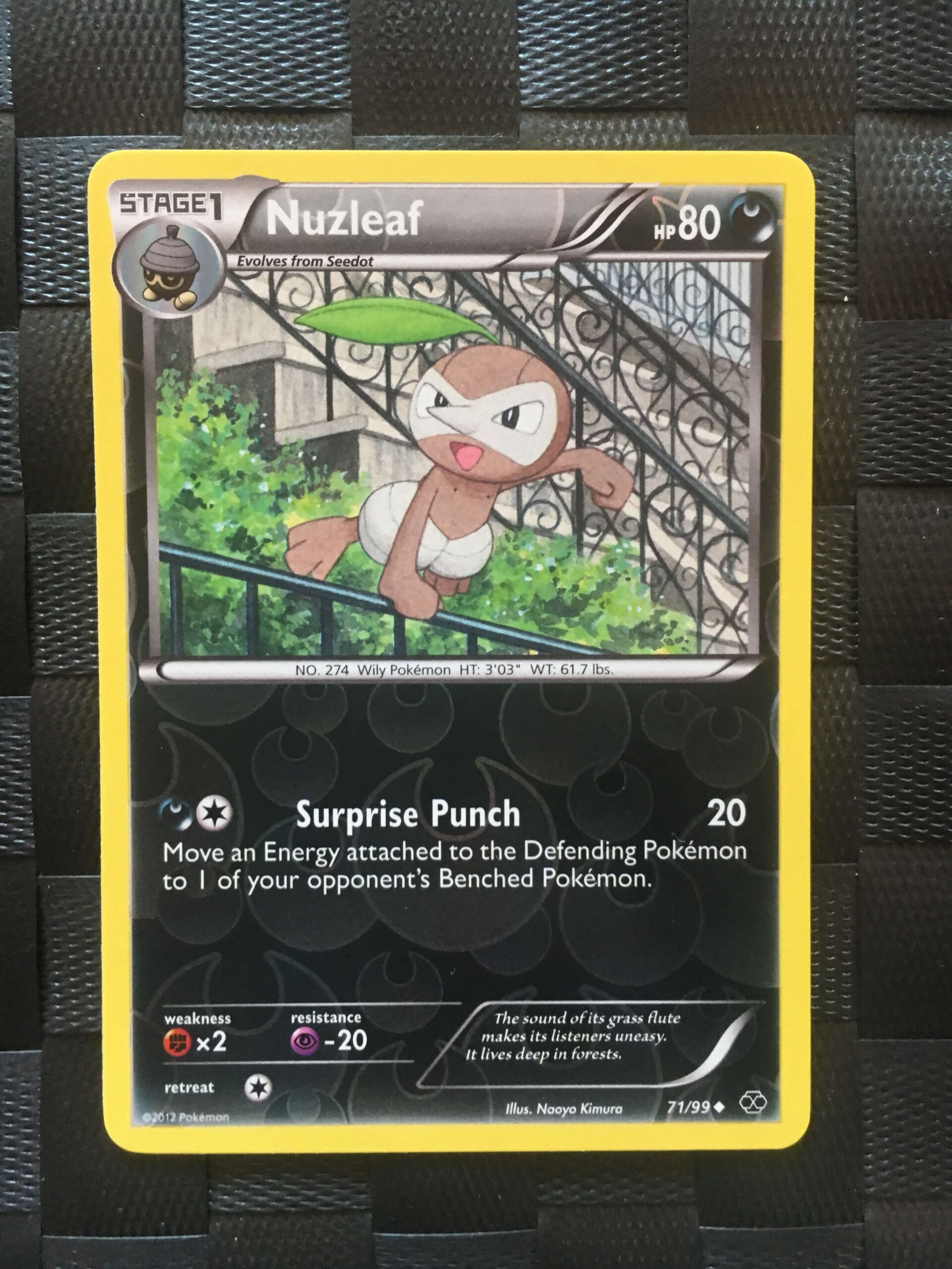Nuzleaf Uncommon Reverse Black & White: Next Destinies Nuzleaf Uncommon Reverse Black & White: Next Destinies