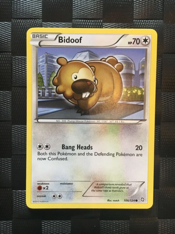 Bidoof Common Black & White: Dragons Exalted