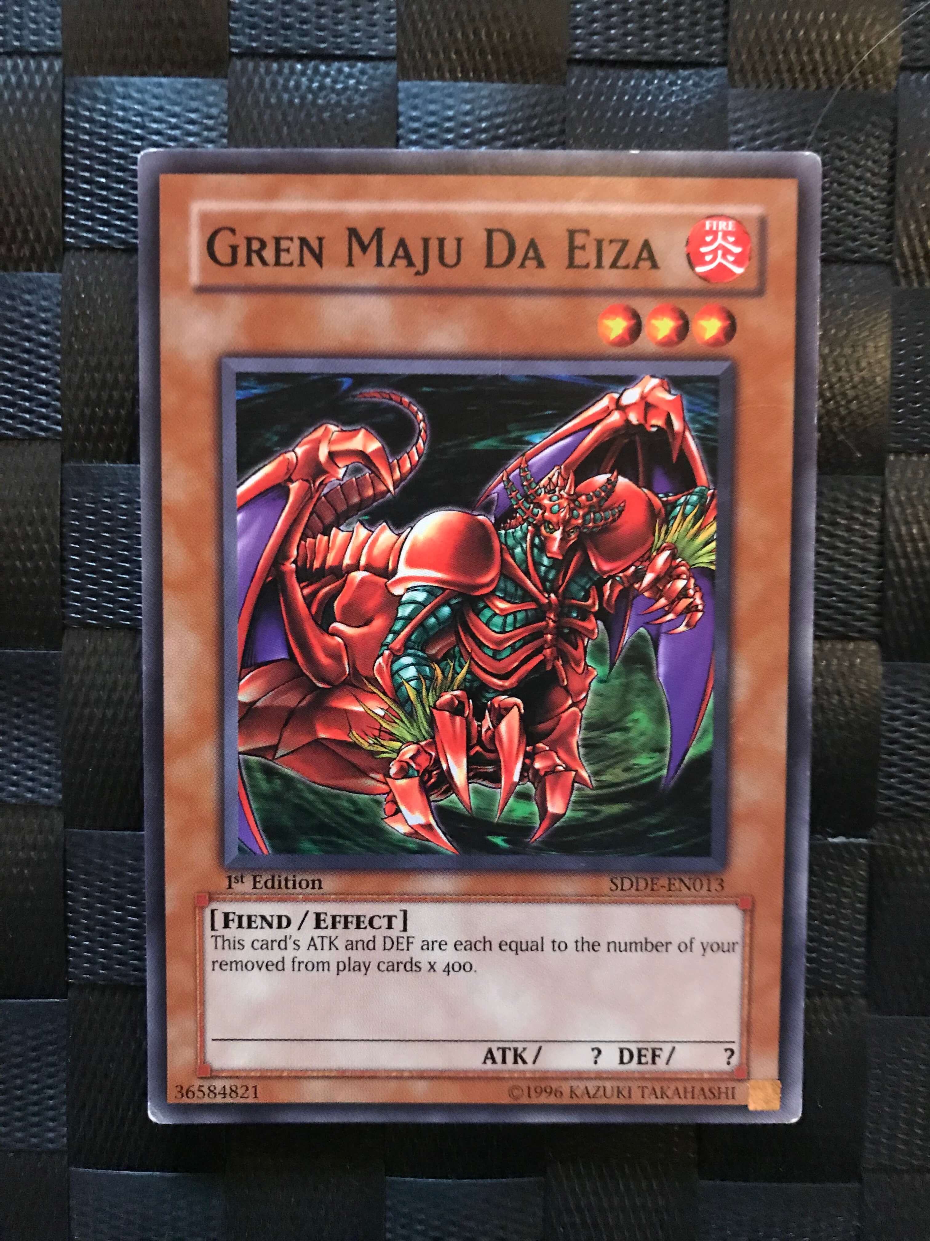 Gren Maju Da Eiza Structure Deck Dark Emperor 1st Edition SDDE013
