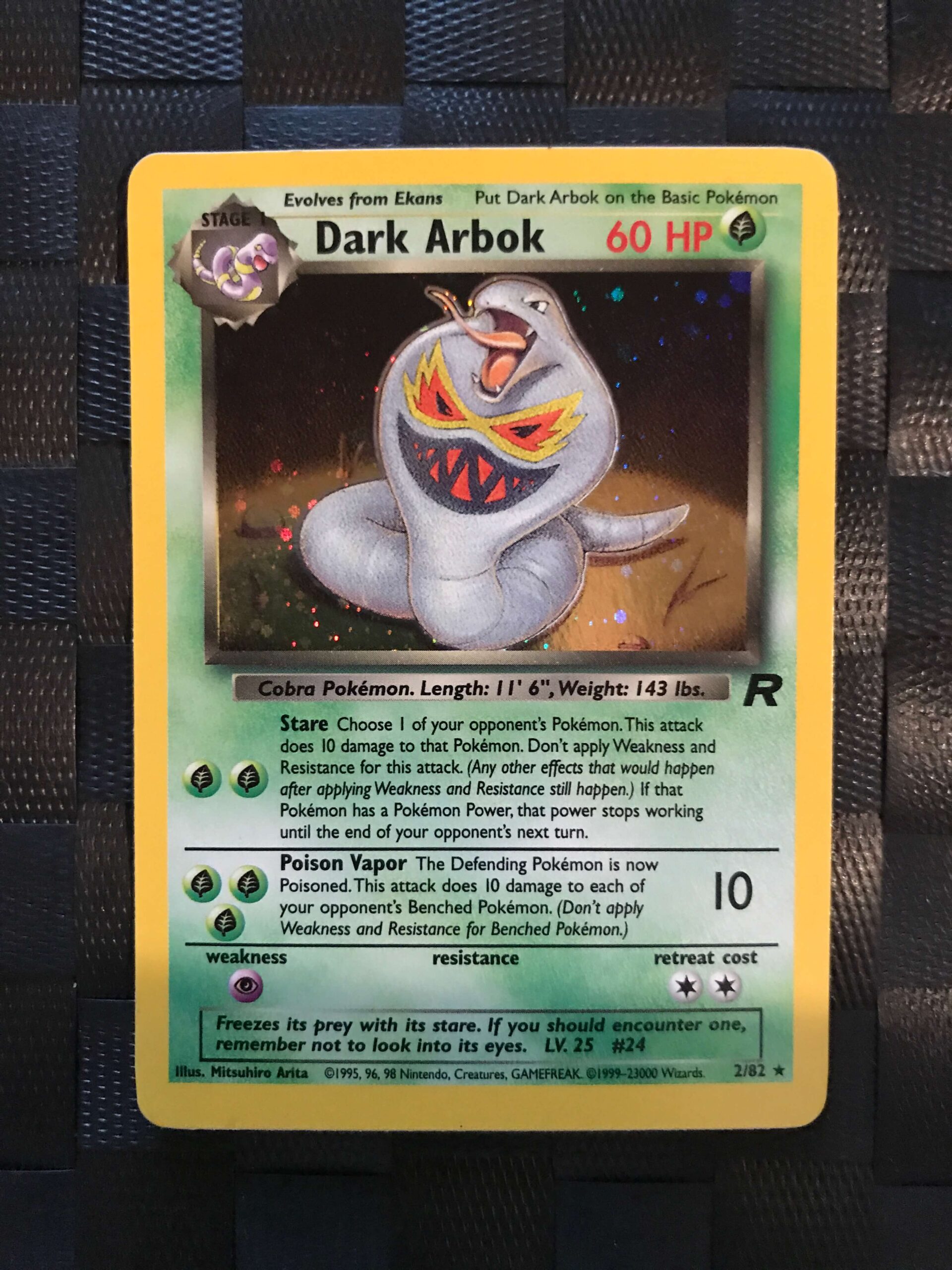 Dark Arbok Holo #2/82 - Team Rocket