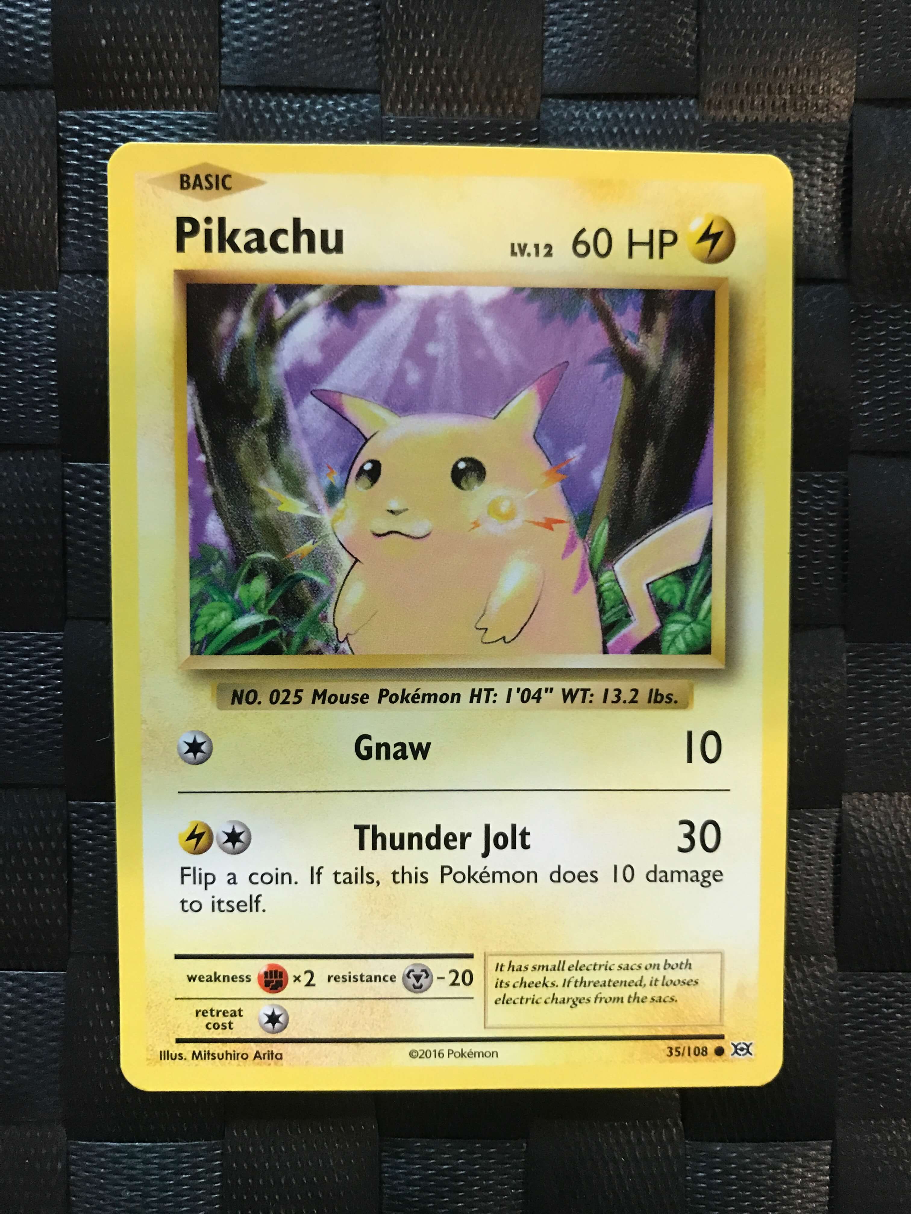 Pikachu Common #35/108 – XY: Evolutions | Pokeverden.dk