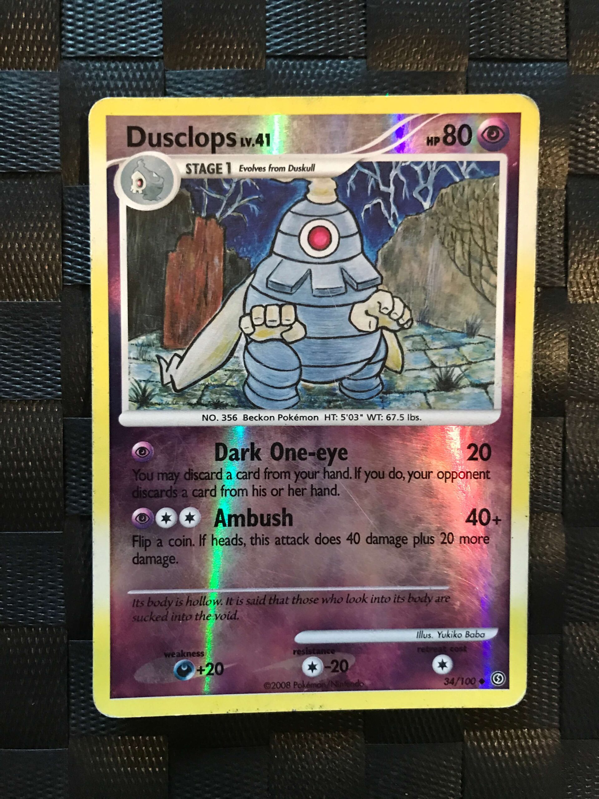 Dusclops Reverse Dusclops Reverse