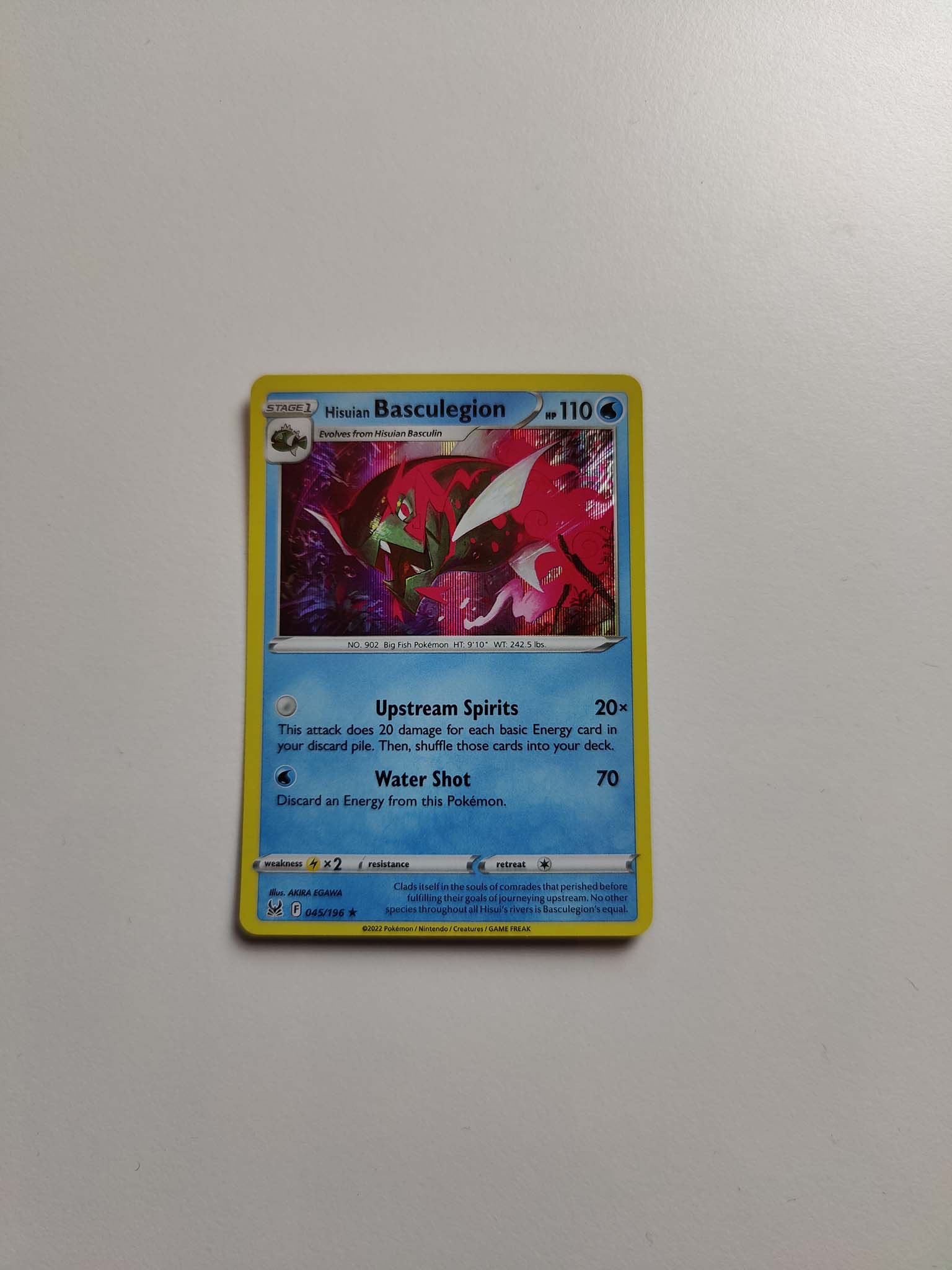 Hisuian Basculegion Holo #045/196 – Sword & Shield: Lost Origin Hisuian Basculegion Holo #045/196 – Sword & Shield: Lost Origin