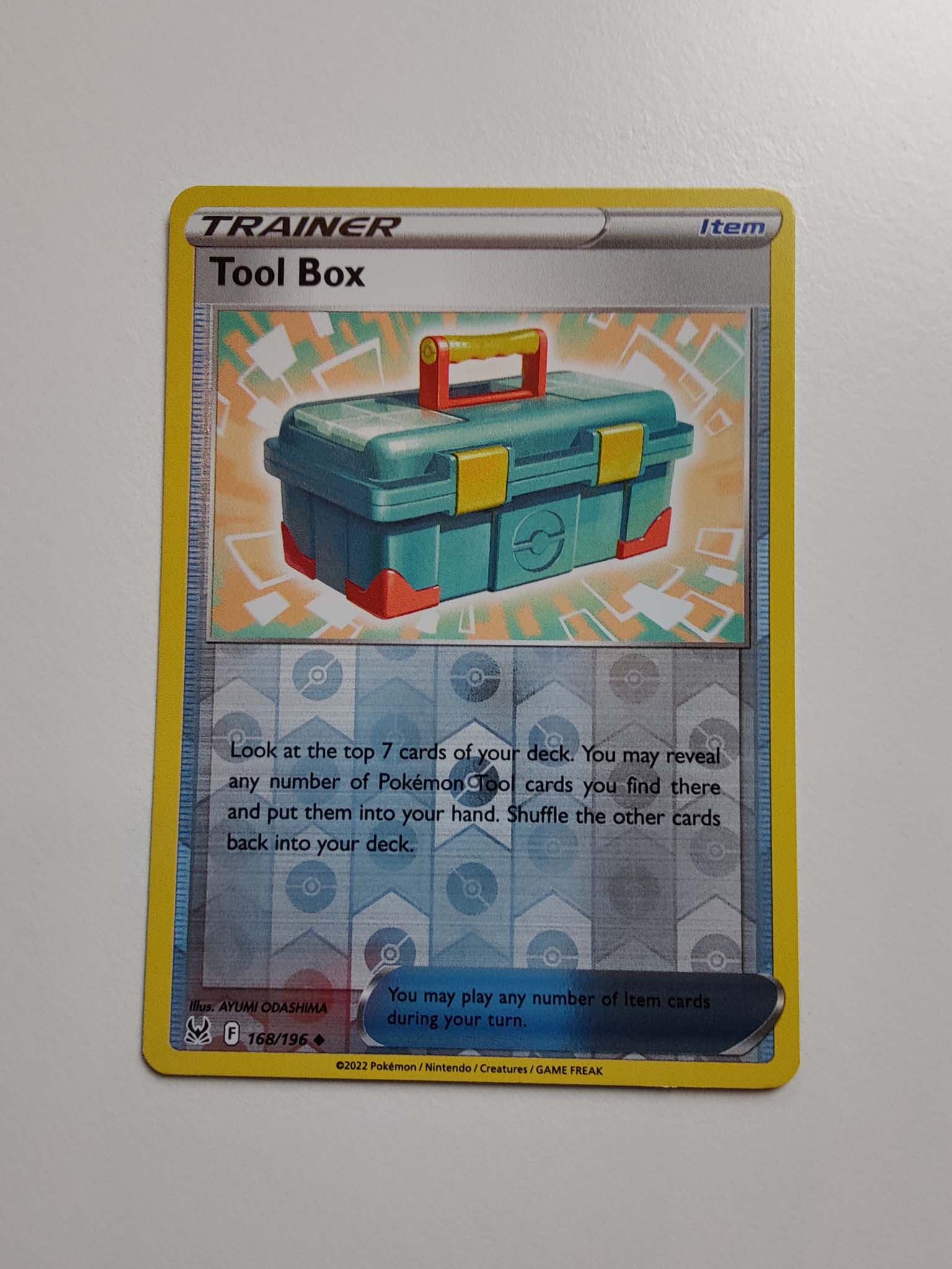 Tool Box Reverse #168/196 – Sword & Shield: Lost Origin Tool Box Reverse #168/196 – Sword & Shield: Lost Origin