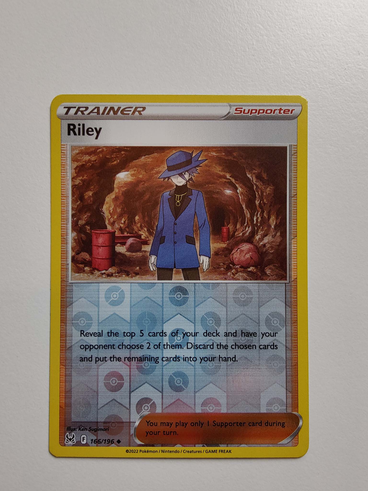 Riley Reverse #166/196 – Sword & Shield: Lost Origin Riley Reverse #166/196 – Sword & Shield: Lost Origin