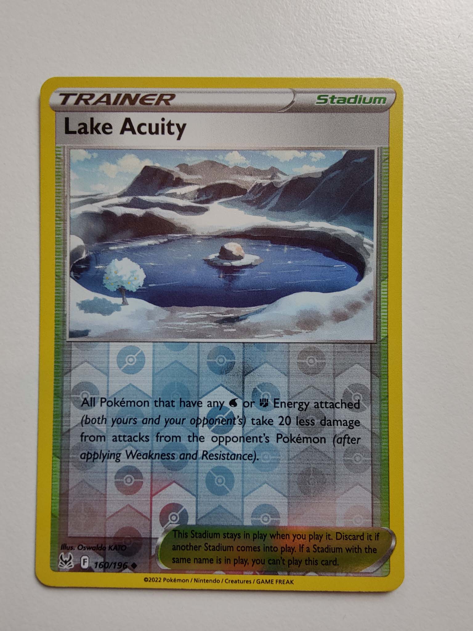 Lake Acuity Reverse #160/196 – Sword & Shield: Lost Origin