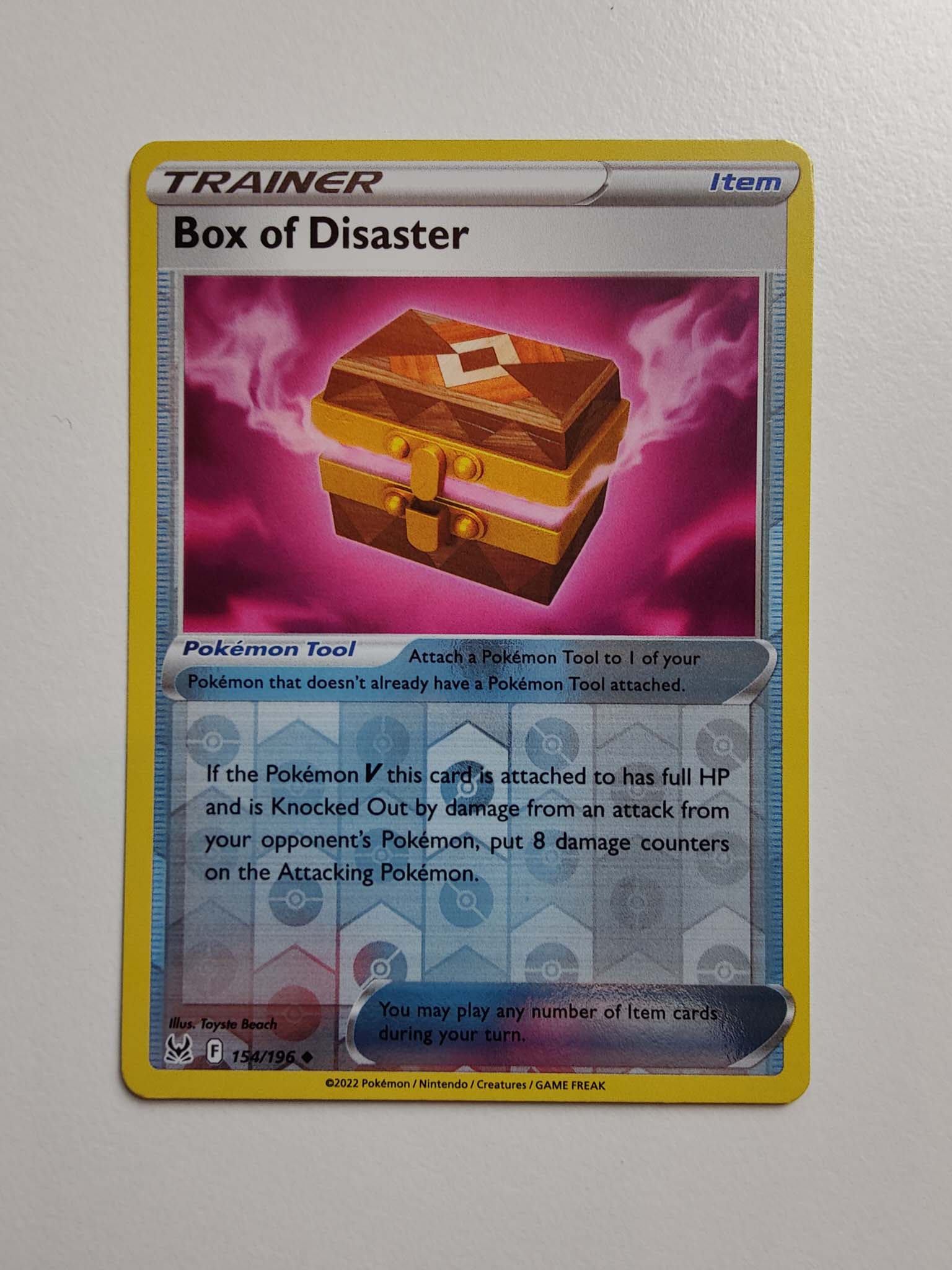 Box of Disaster Reverse #154/196 – Sword & Shield: Lost Origin Box of Disaster Reverse #154/196 – Sword & Shield: Lost Origin
